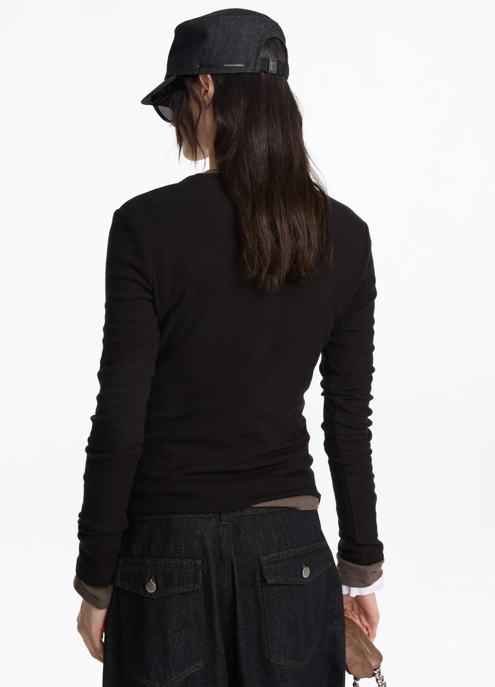 Acetate Henley Top - Image 6