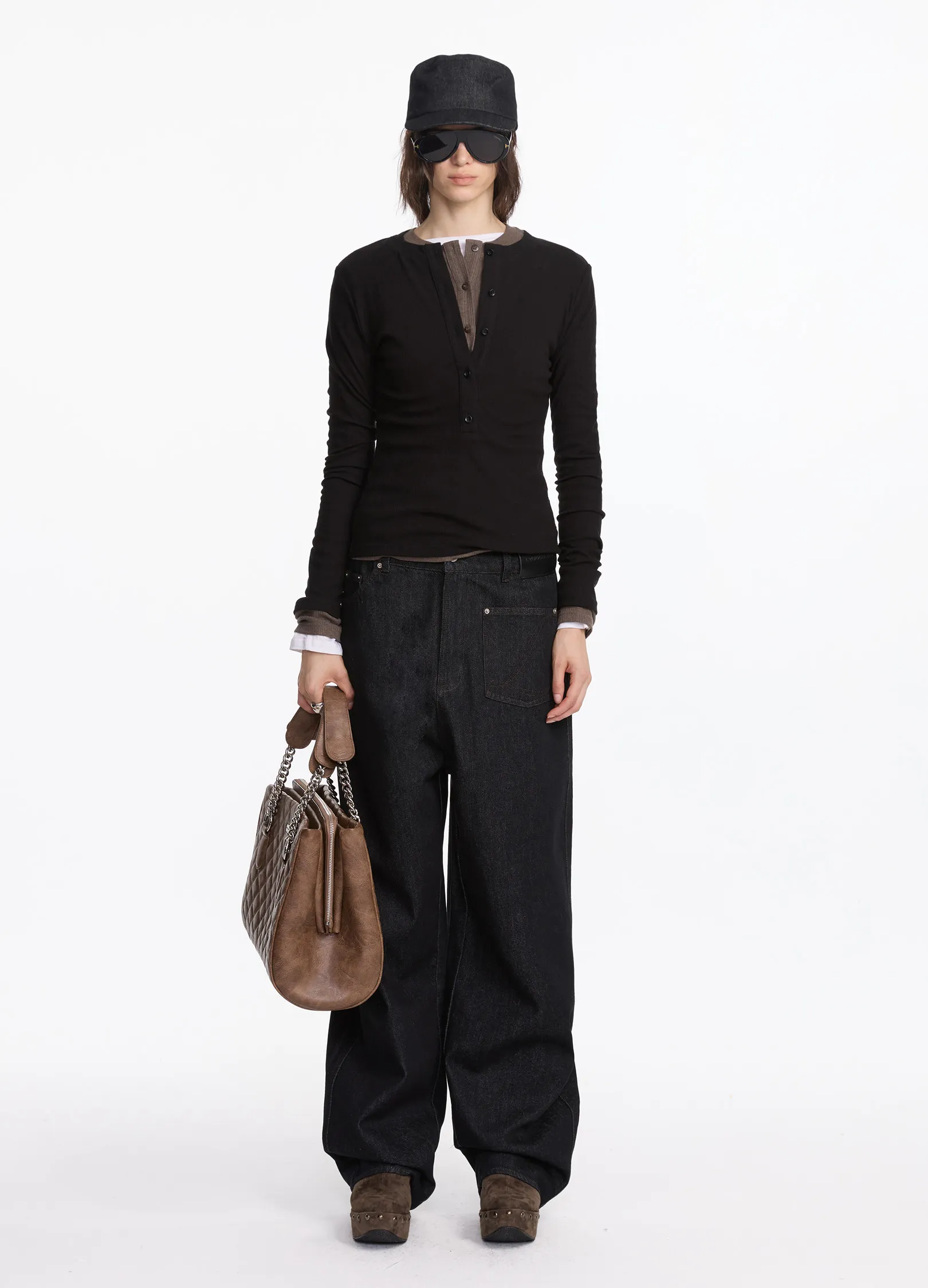 Acetate Henley Top - Image 8