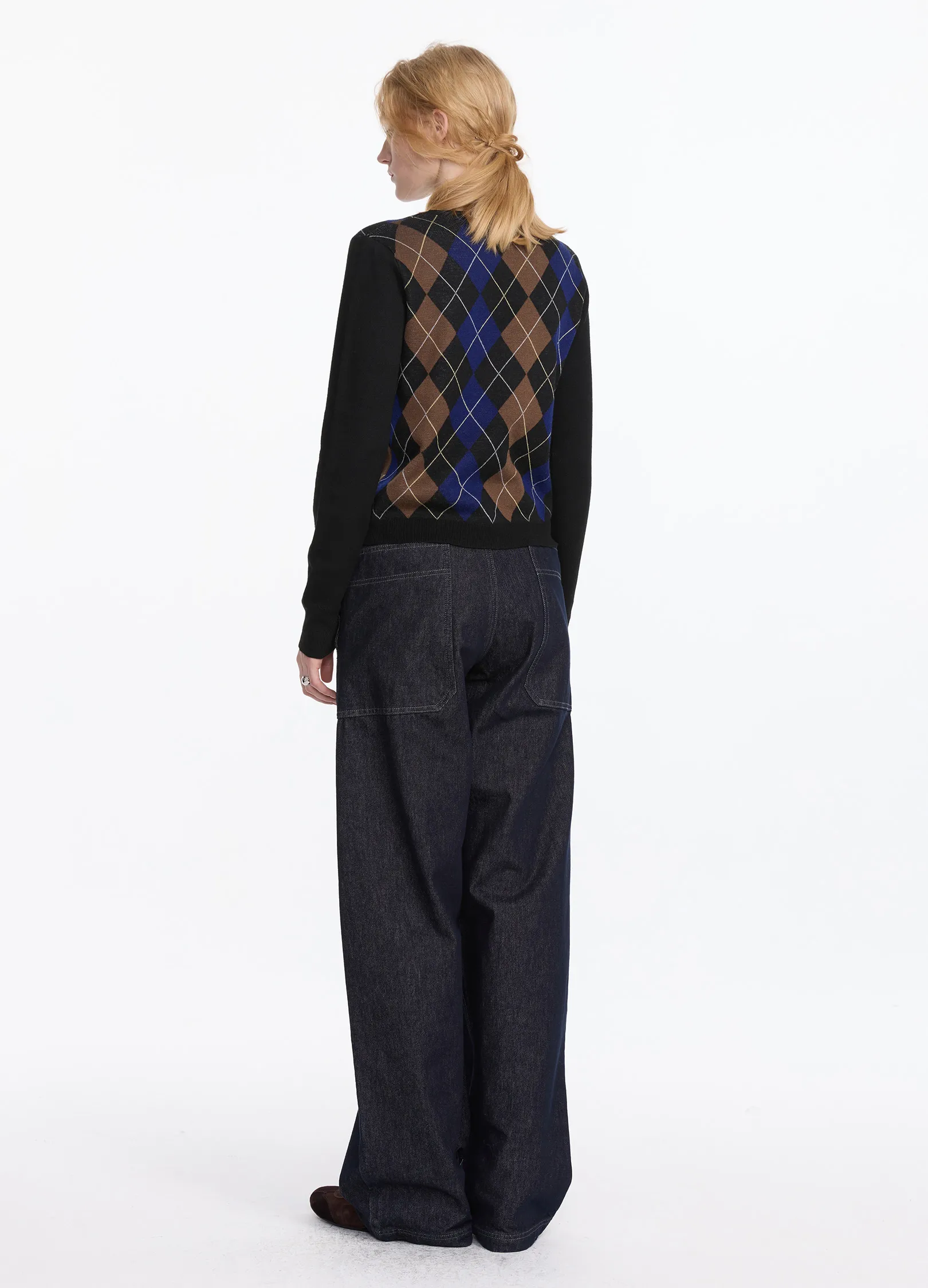 Argyle Knit Sweater - Image 10