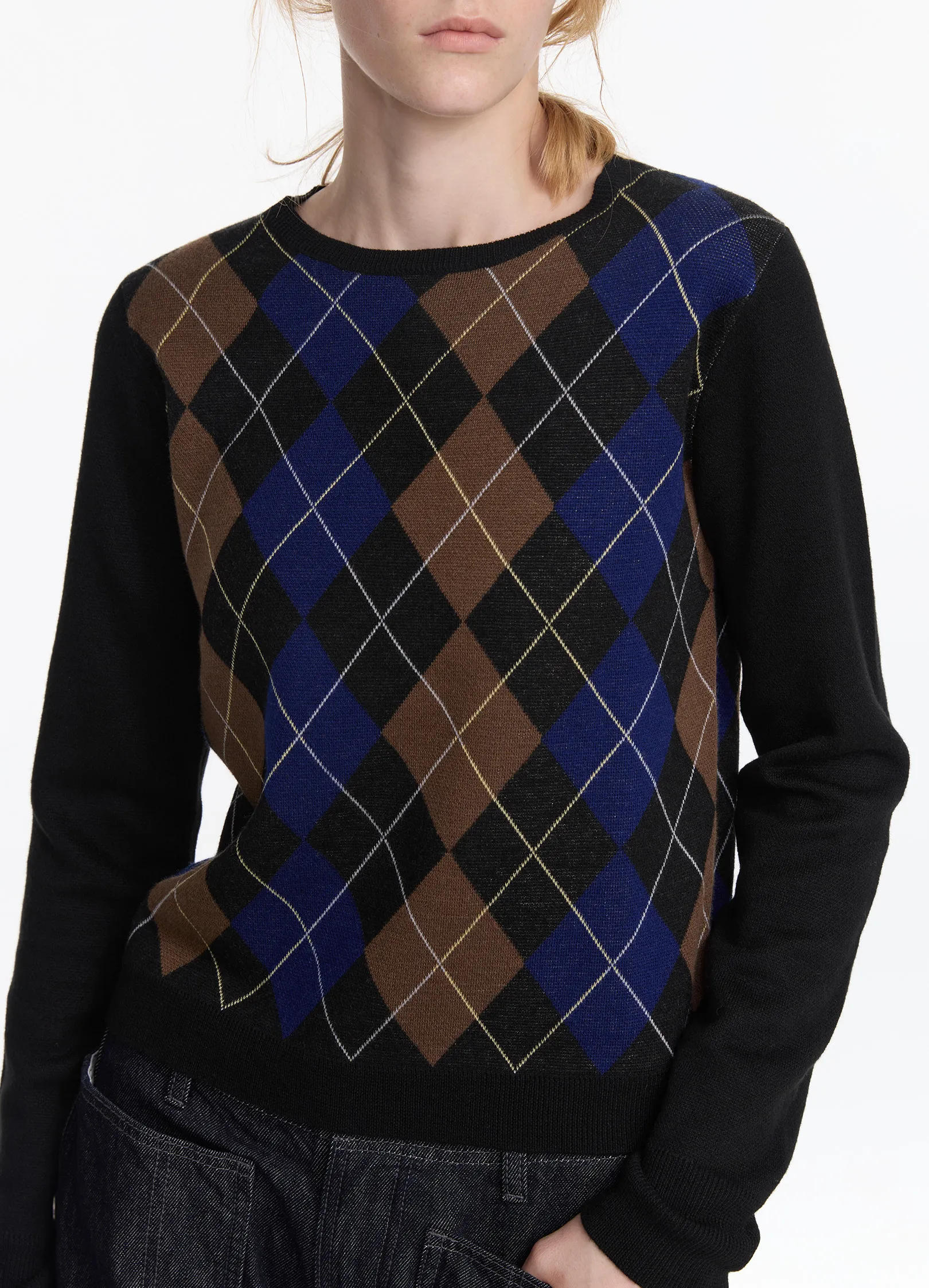 Argyle Knit Sweater - Image 5