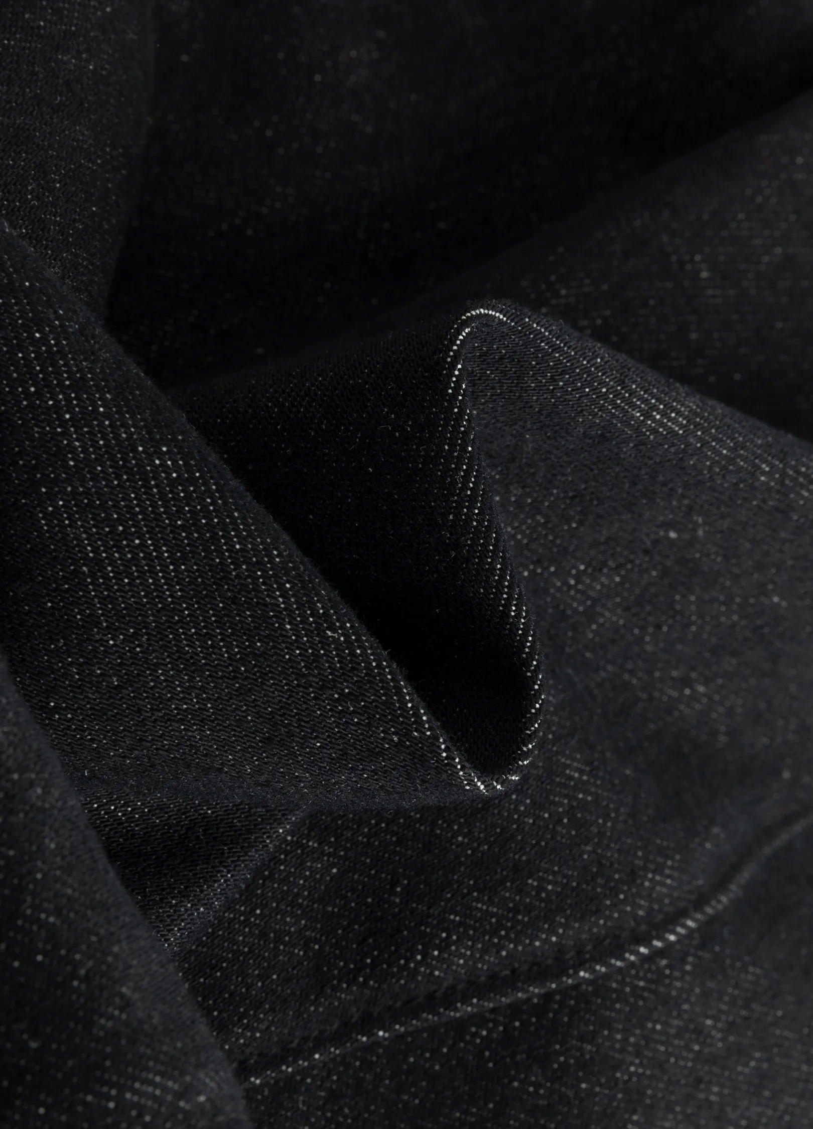 Asymmetric Raw Denim Jeans - Image 12