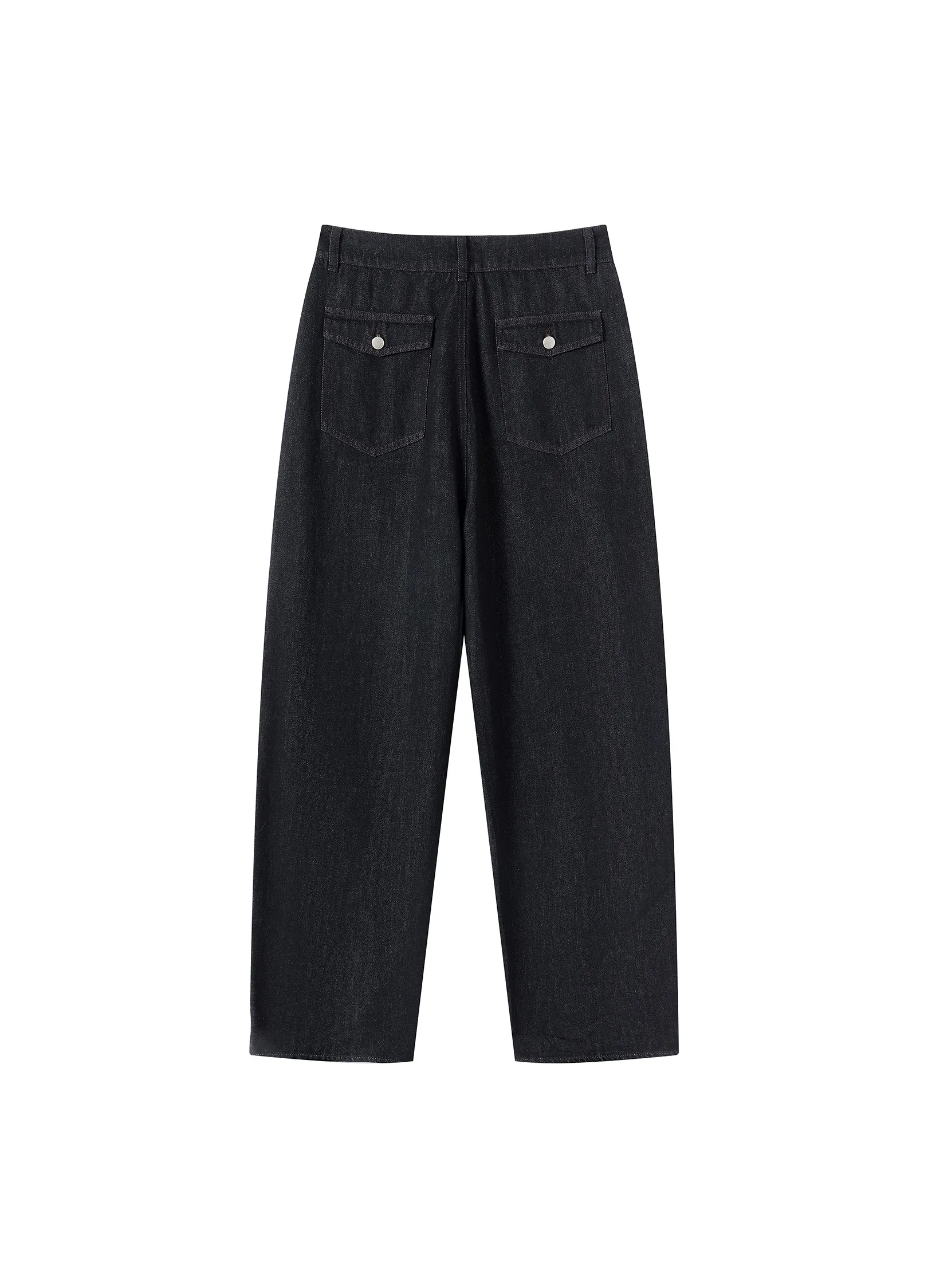 Asymmetric Raw Denim Jeans - Image 14