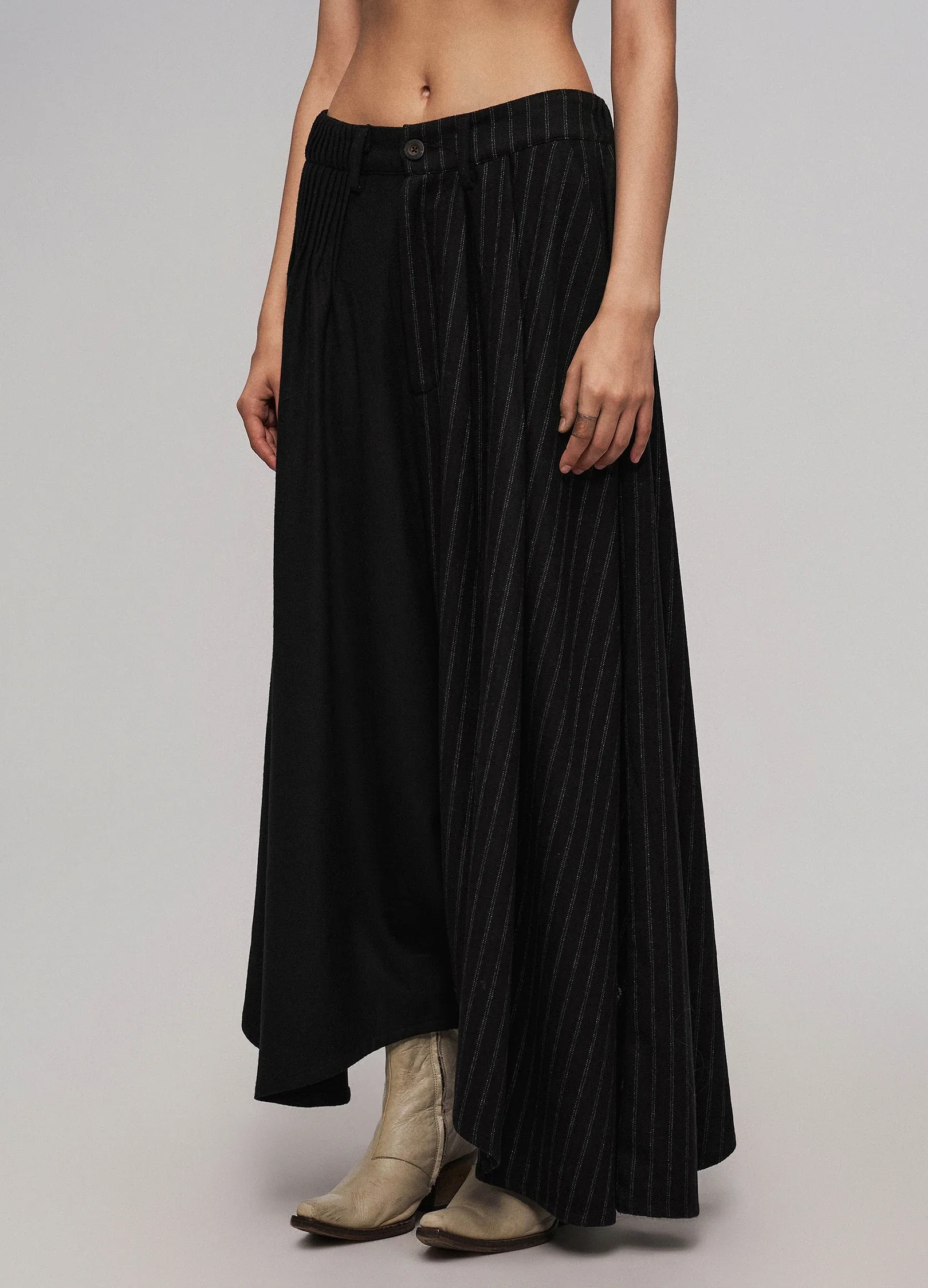 Asymmetric Waist Trousers - Image 4