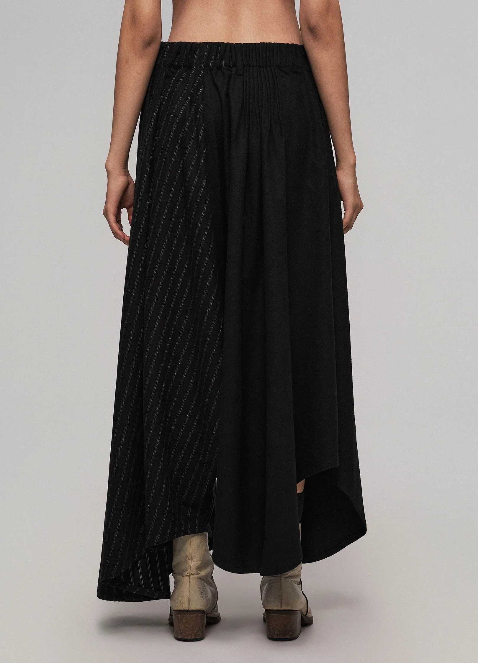 Asymmetric Waist Trousers - Image 5