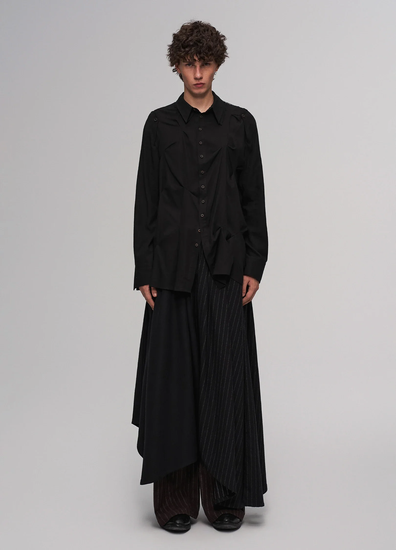 Asymmetric Waist Trousers - Image 6