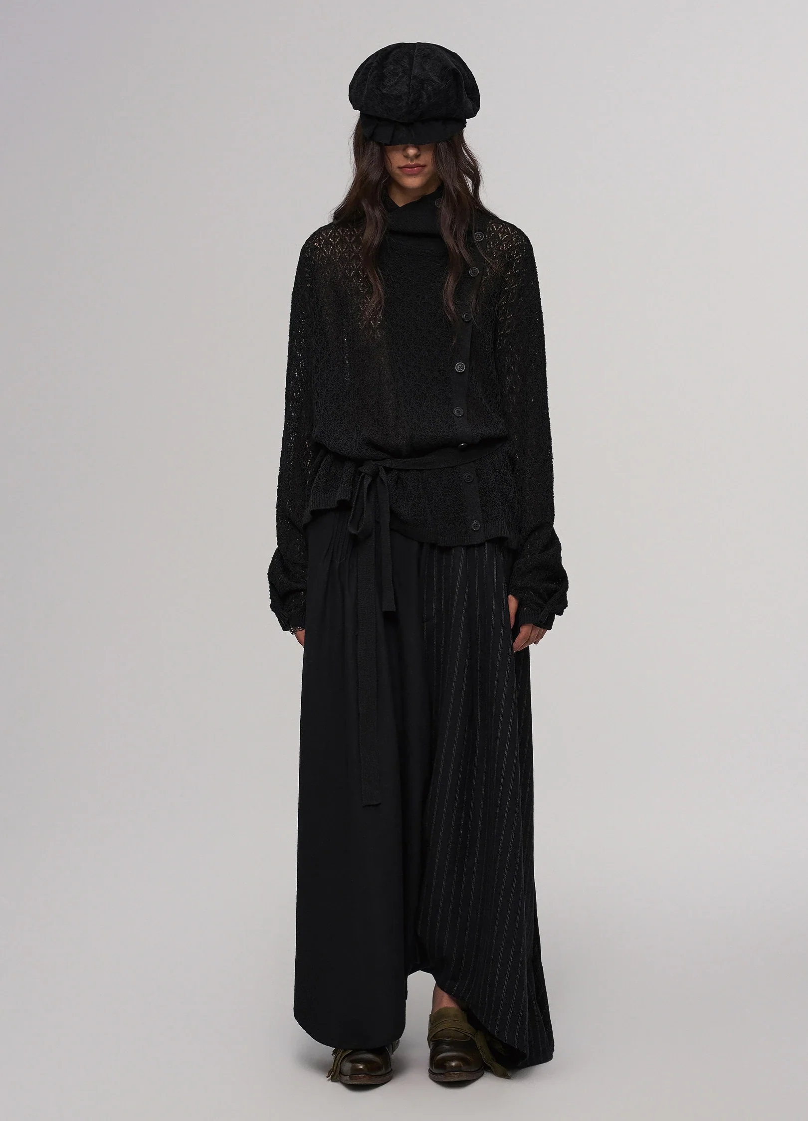 Asymmetric Waist Trousers - Image 7