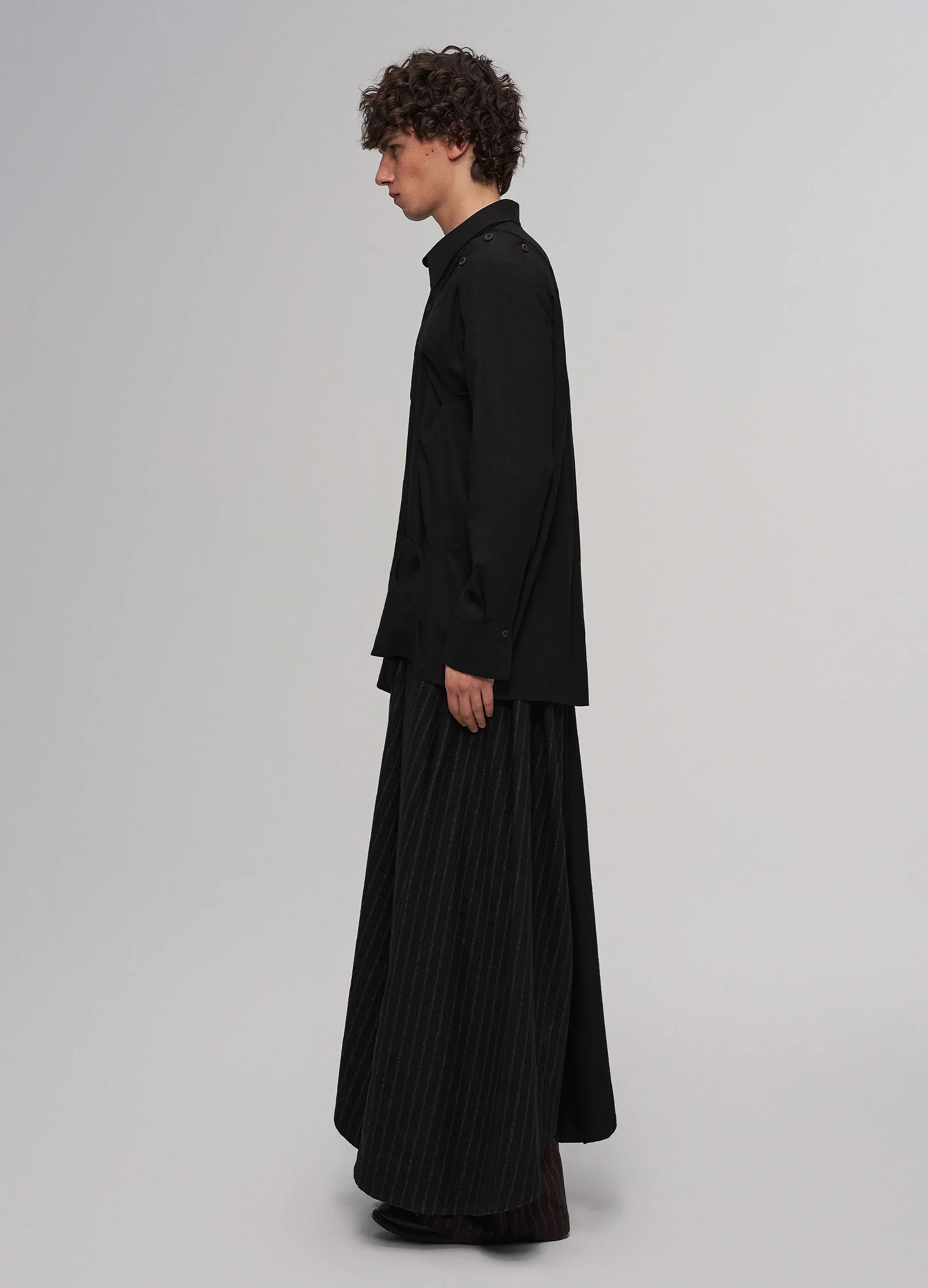 Asymmetric Waist Trousers - Image 9