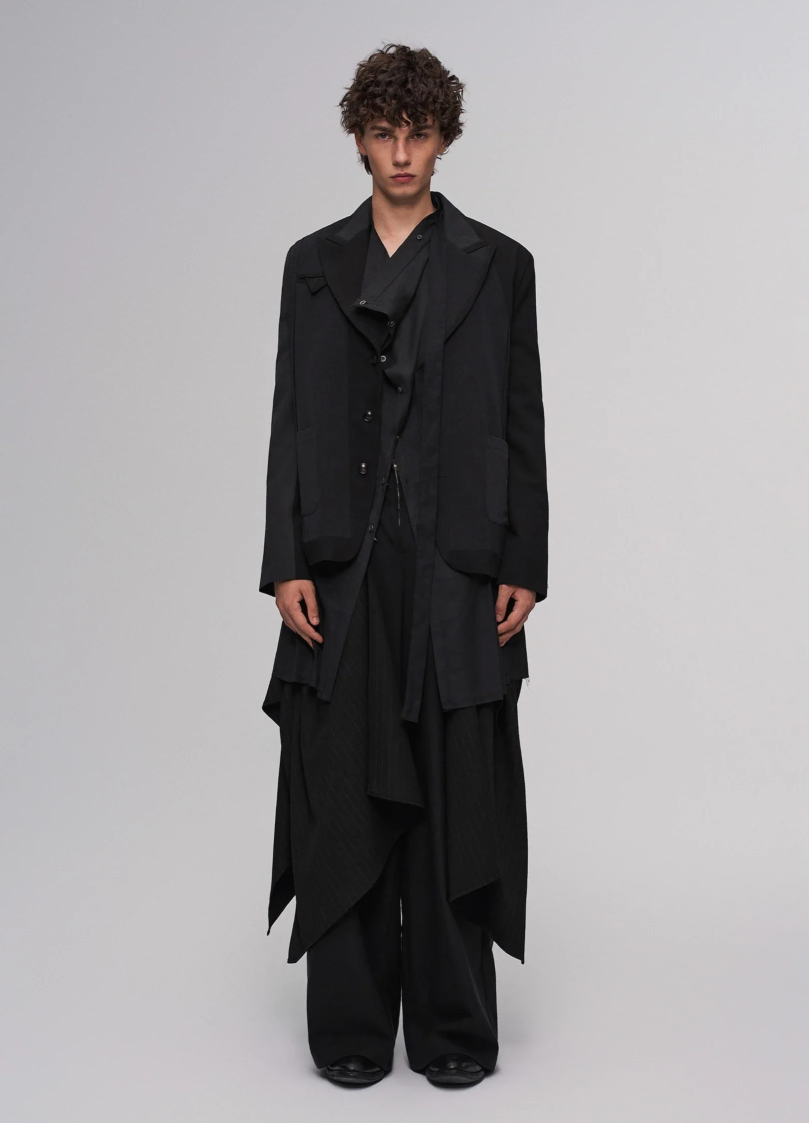 Asymmetrical Patchwork Blazer