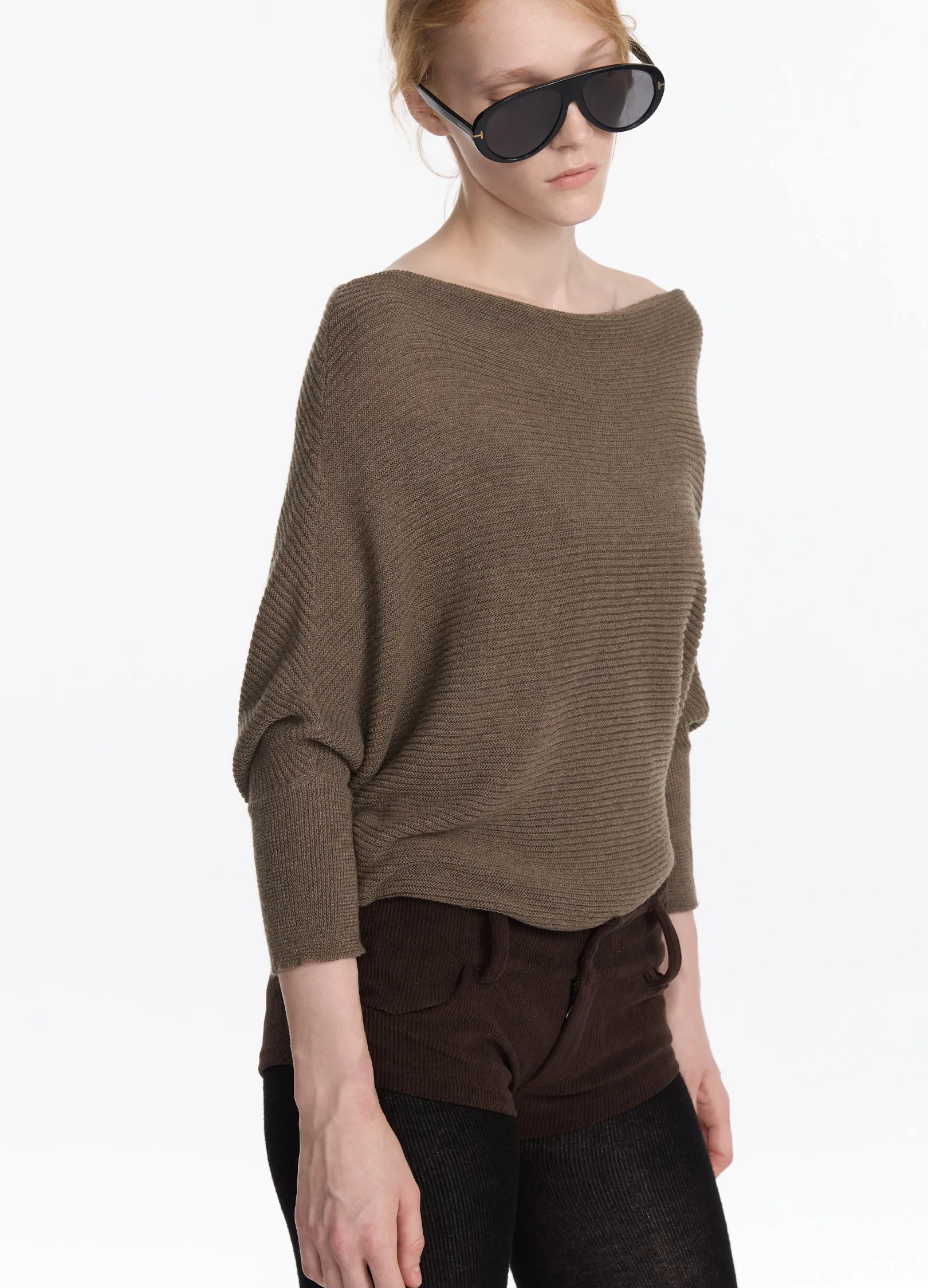 Batwing Knit Shawl - Image 8