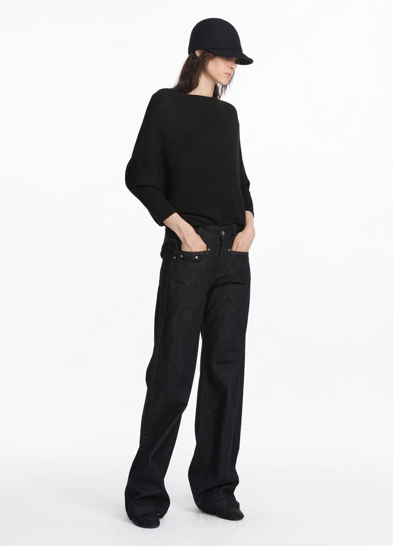 Batwing Knit Shawl - Image 9