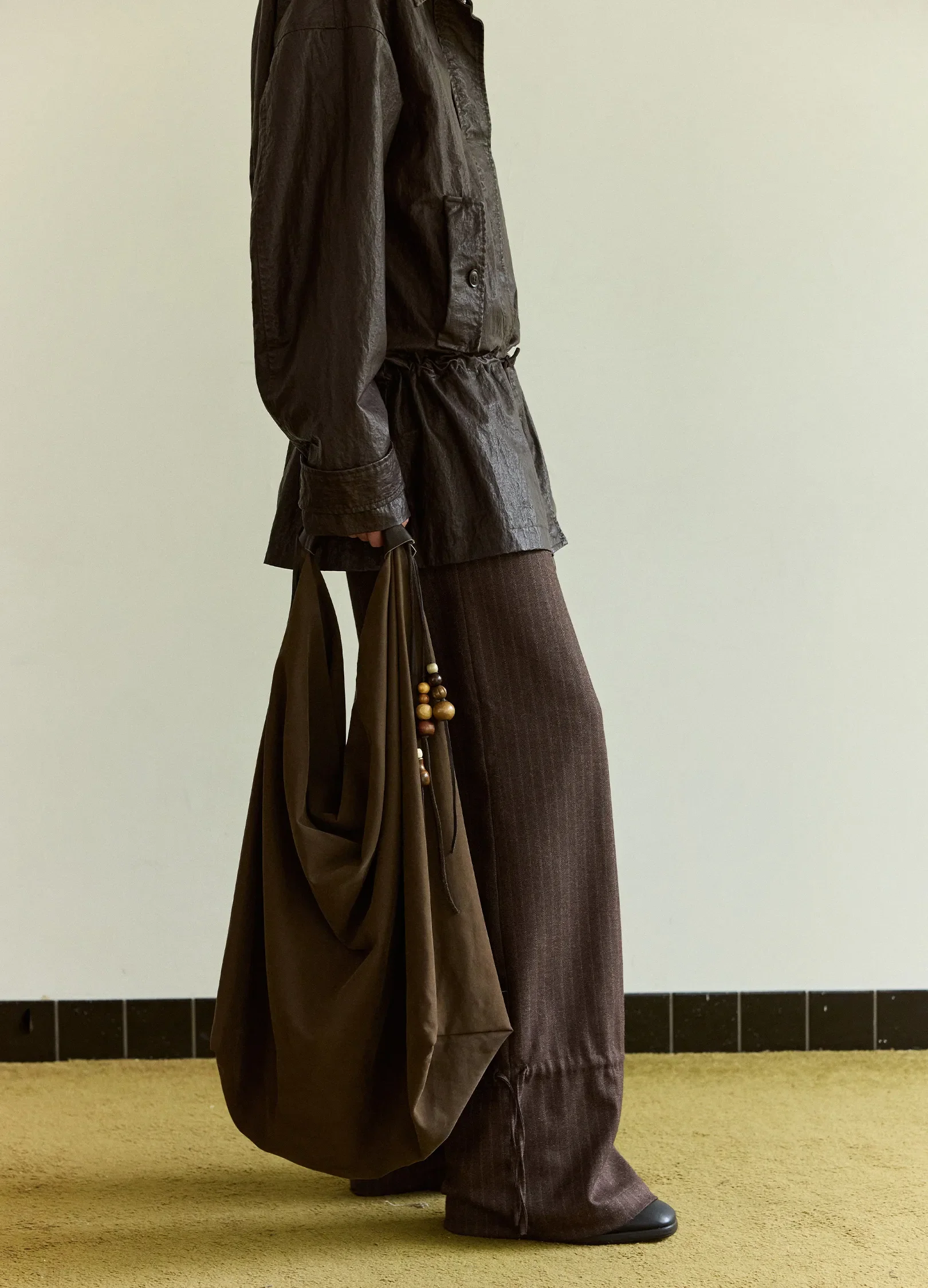Beaded Woven Tote - Image 8