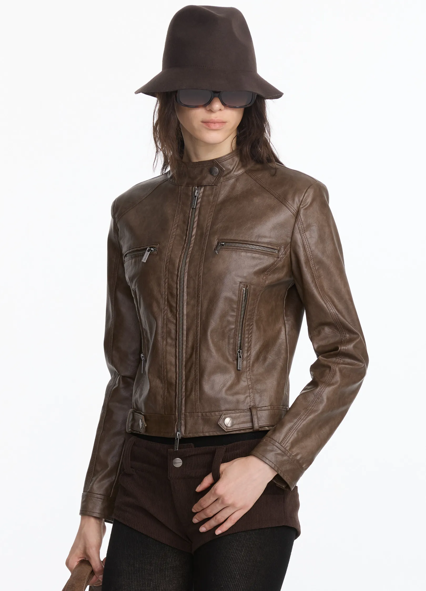 Biker Leather Jacket - Image 2