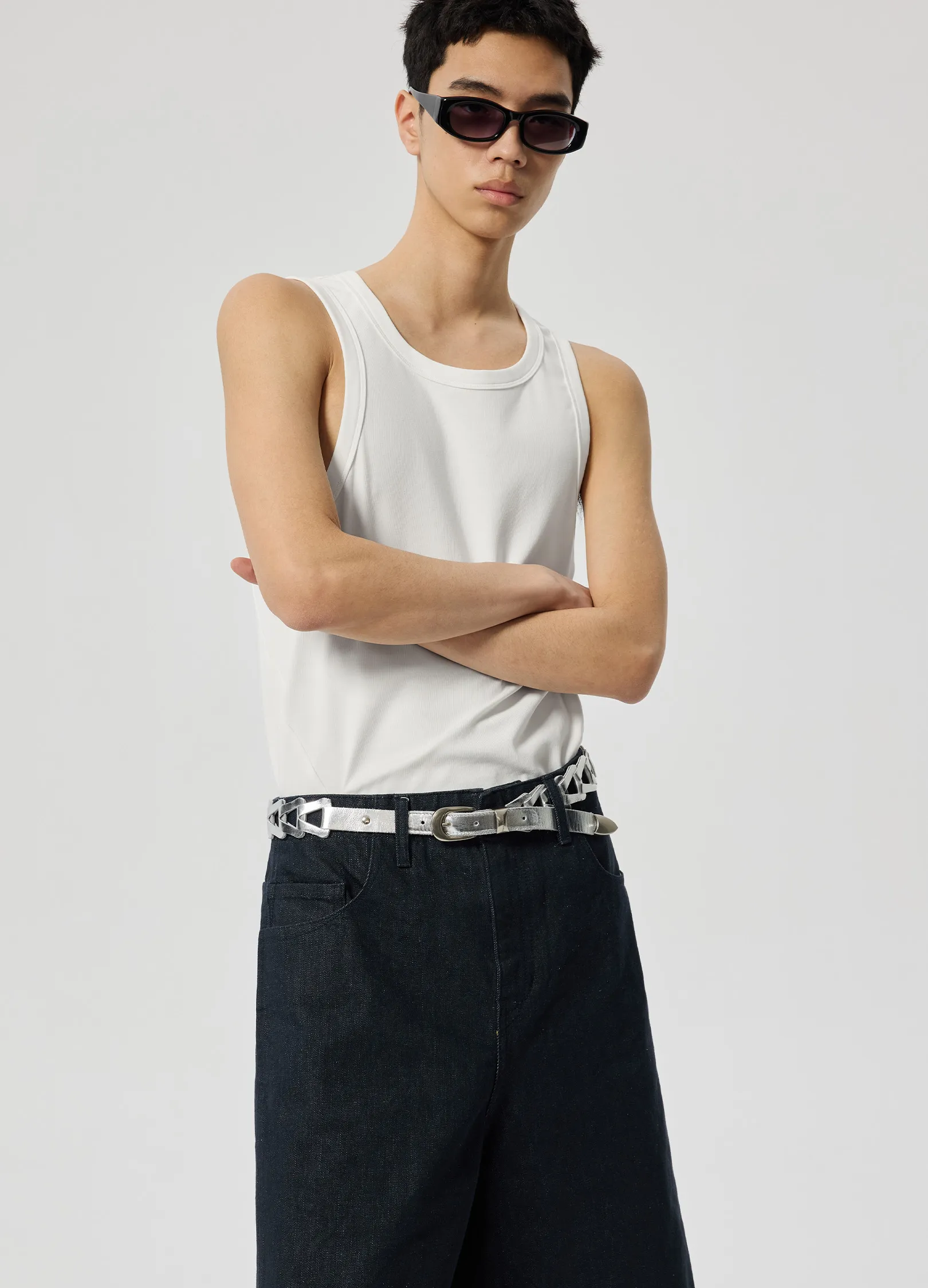 Braided Chrome Belt - Image 2