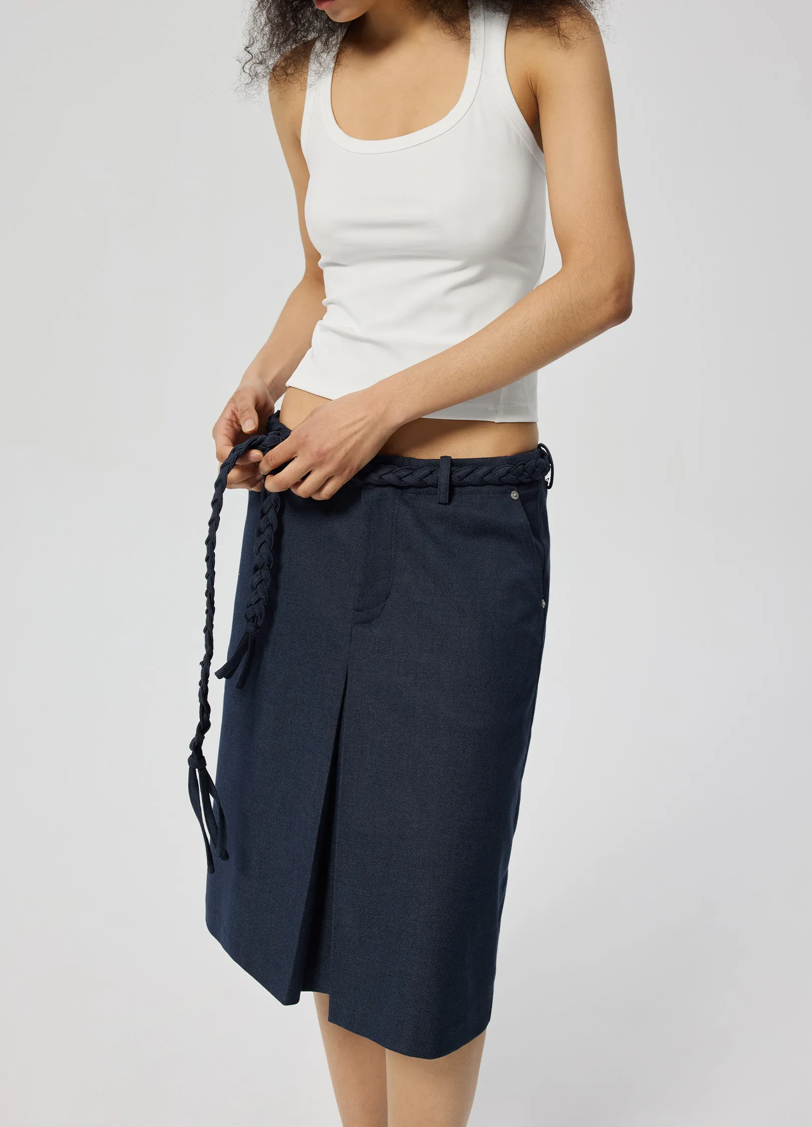 Braided Pleat Skirt - Image 3