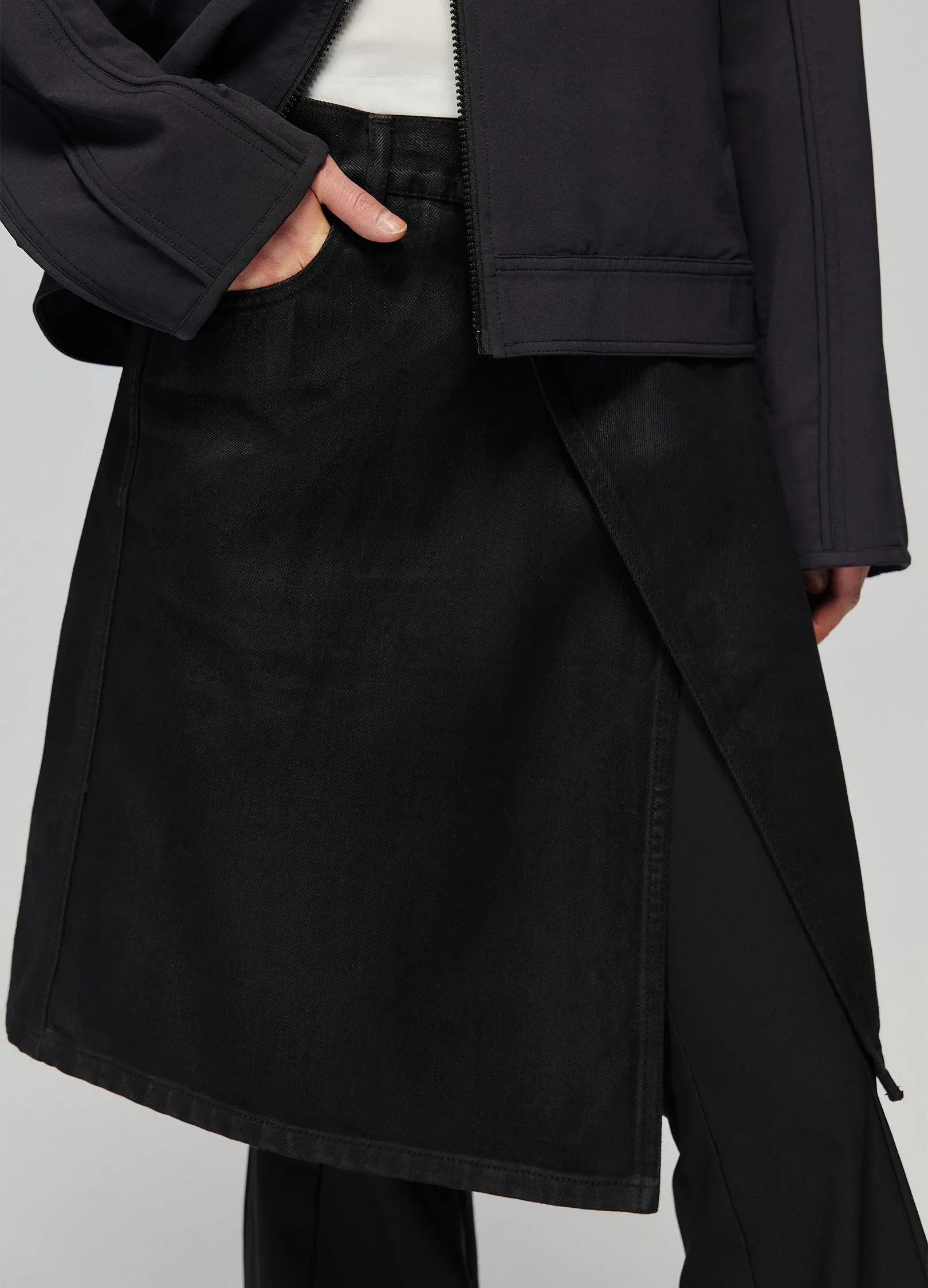 Brushed Convertible Skirt - Image 3