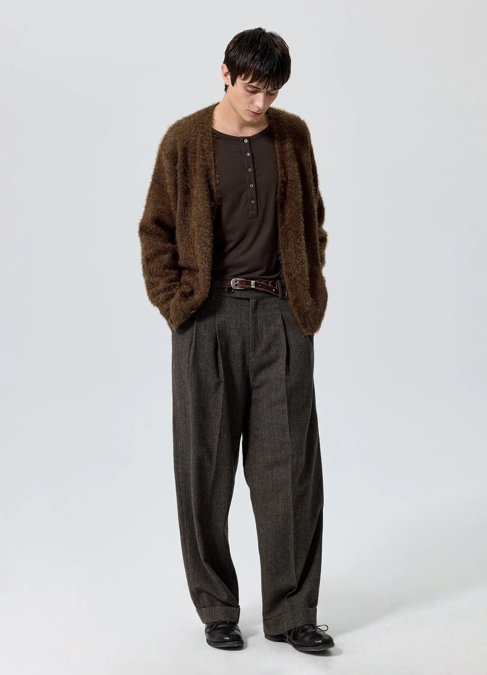 Brushed Wool Cardigan - Image 12
