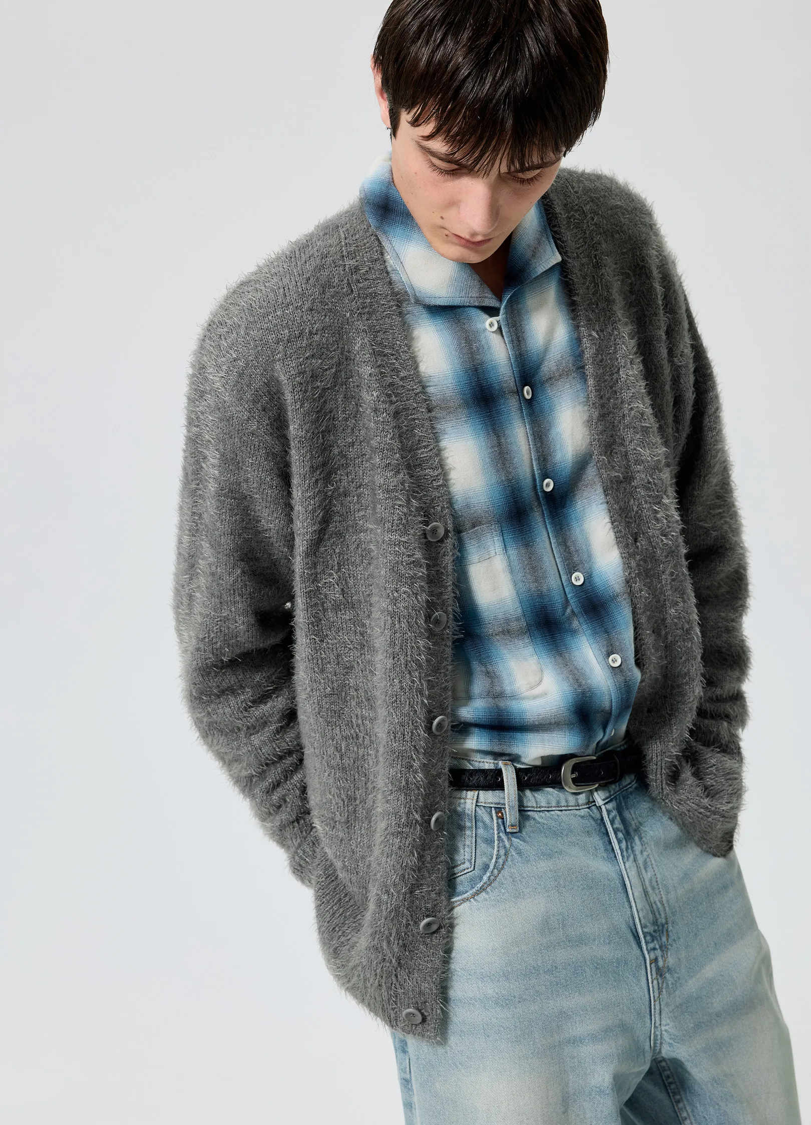 Brushed Wool Cardigan - Image 6