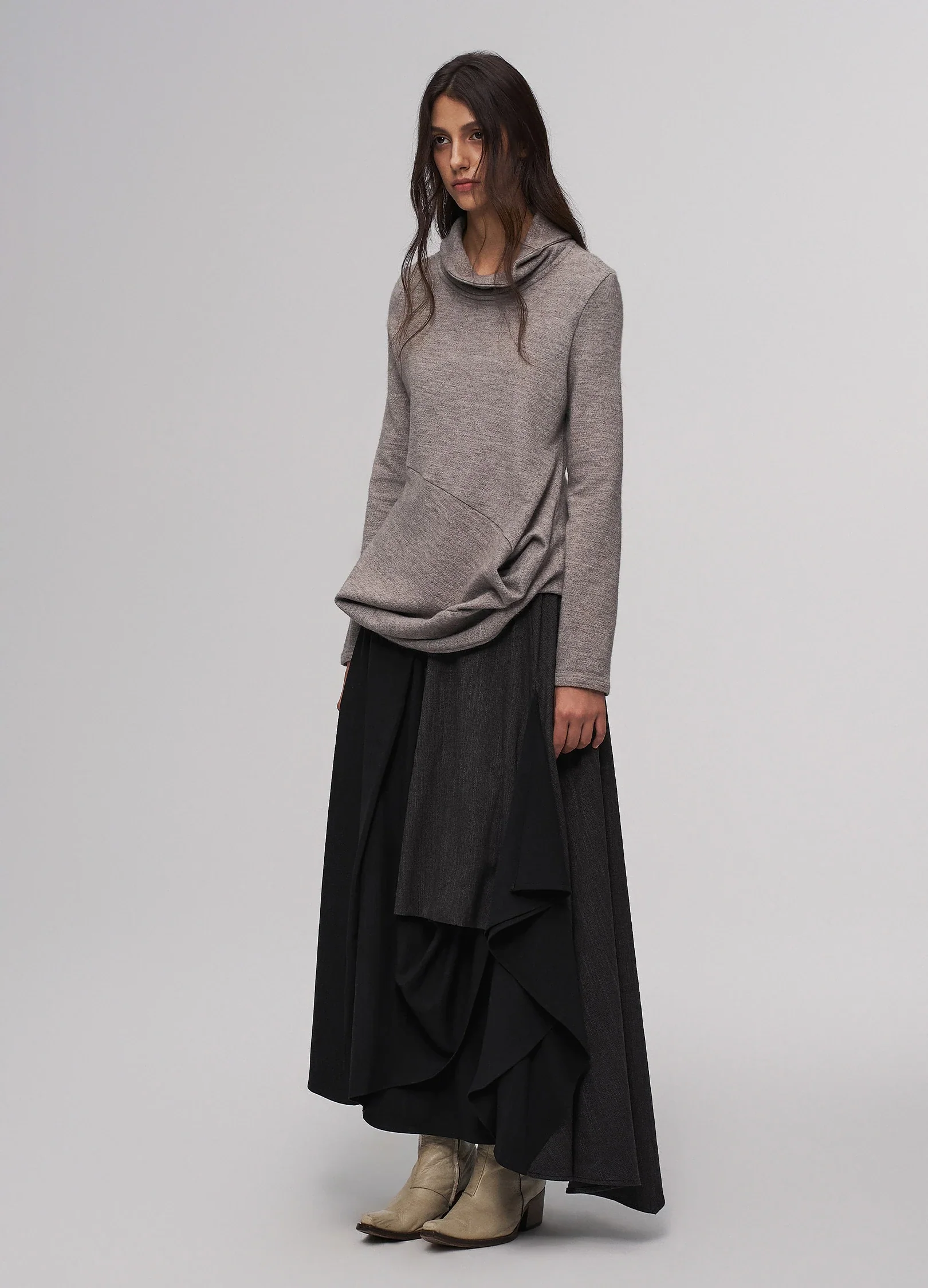 Cascade Draped Skirt - Image 8