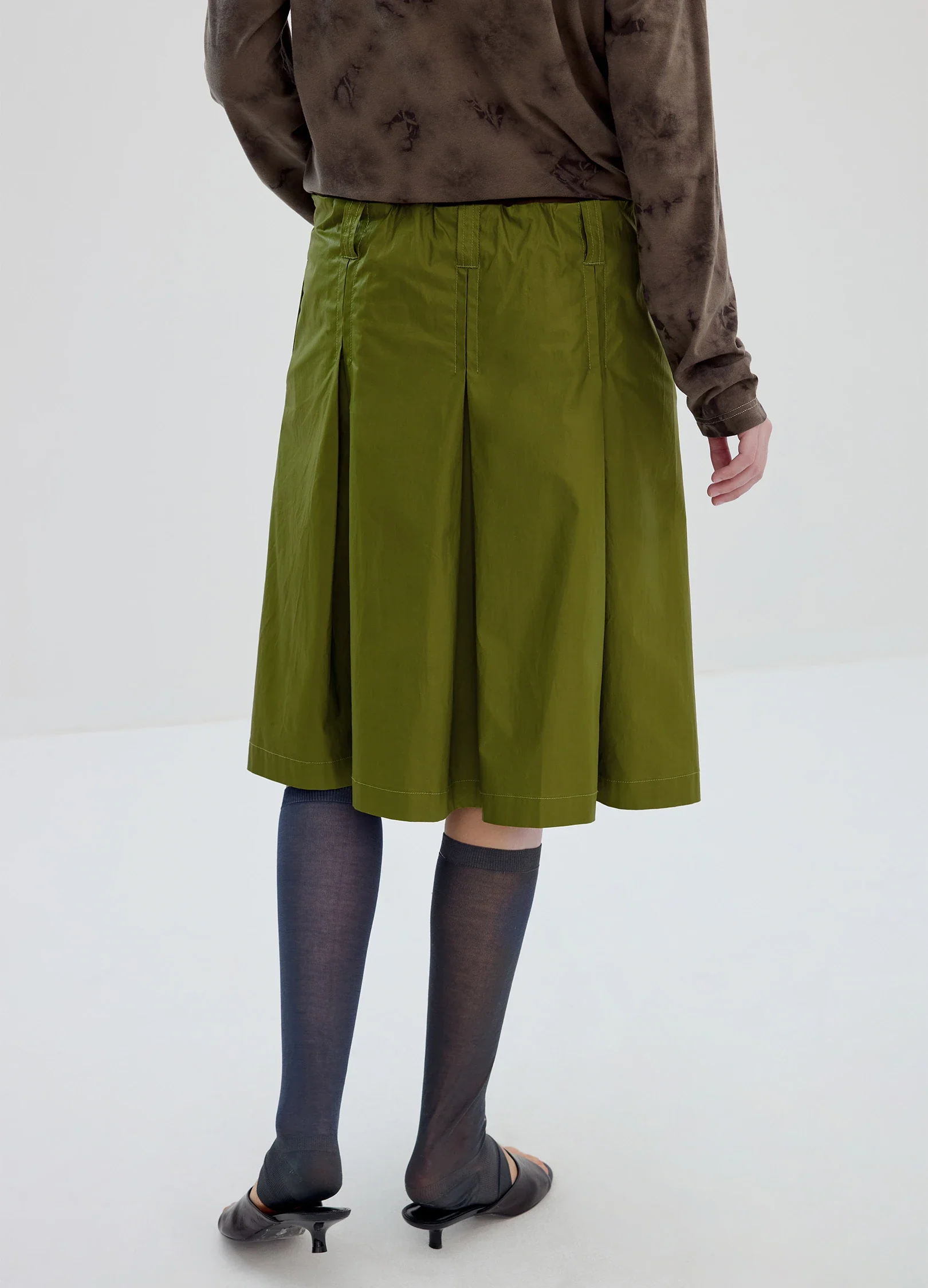 Coated A Line Skirt - Image 4