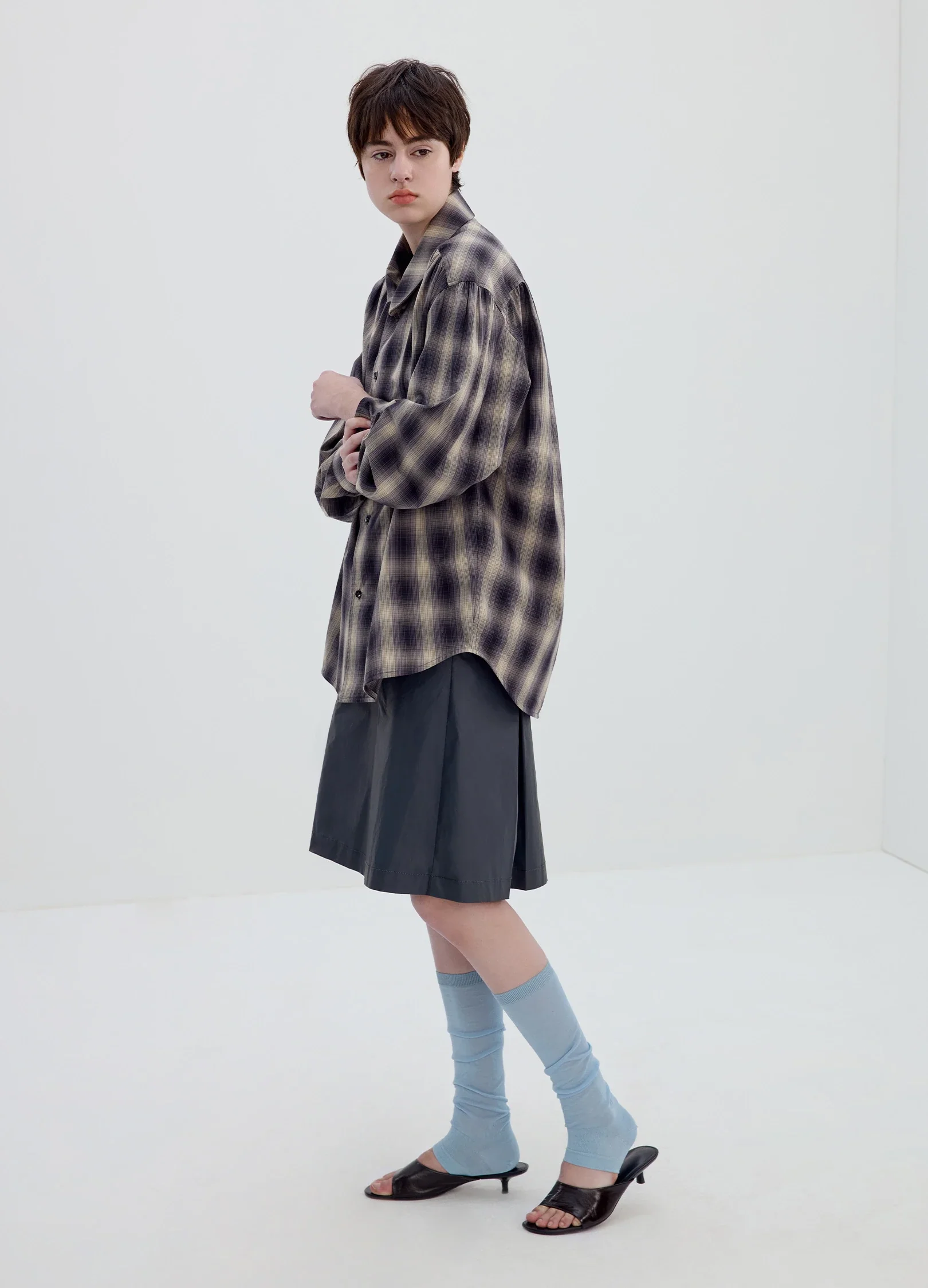 Coated A Line Skirt - Image 8