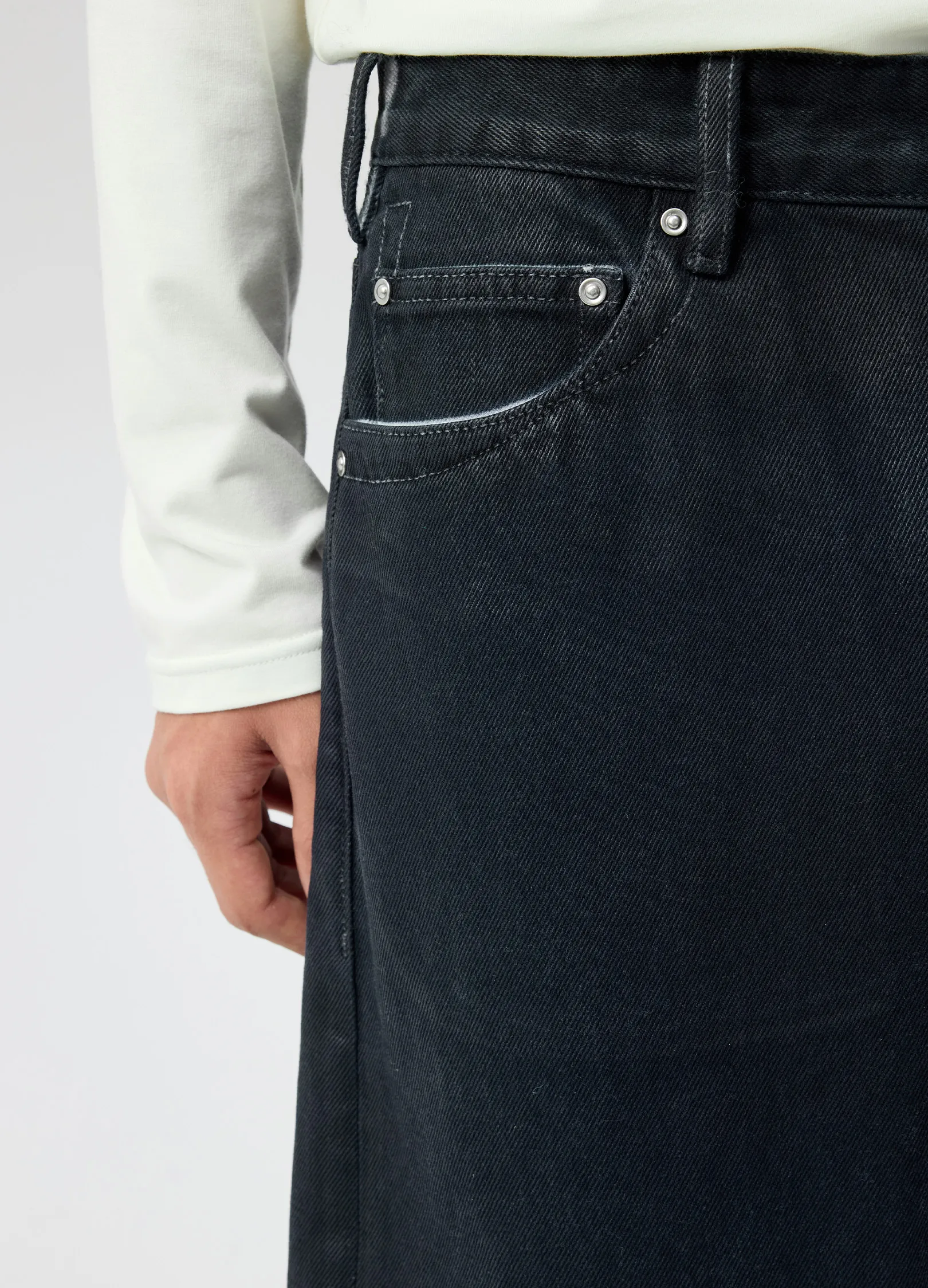 Coated Wide Denims - Image 10