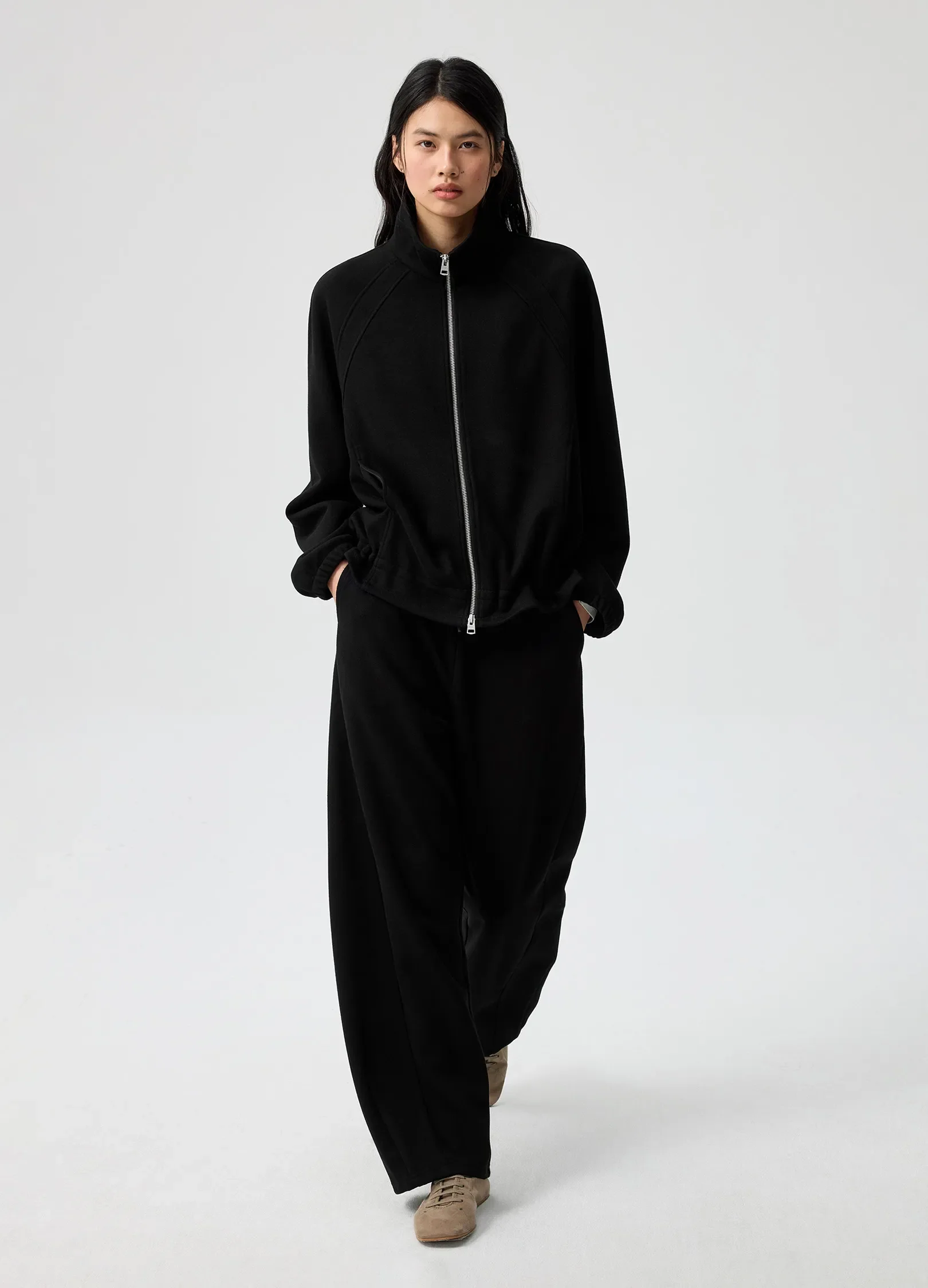 Coco Ruffled Zip Hoodie - Image 3