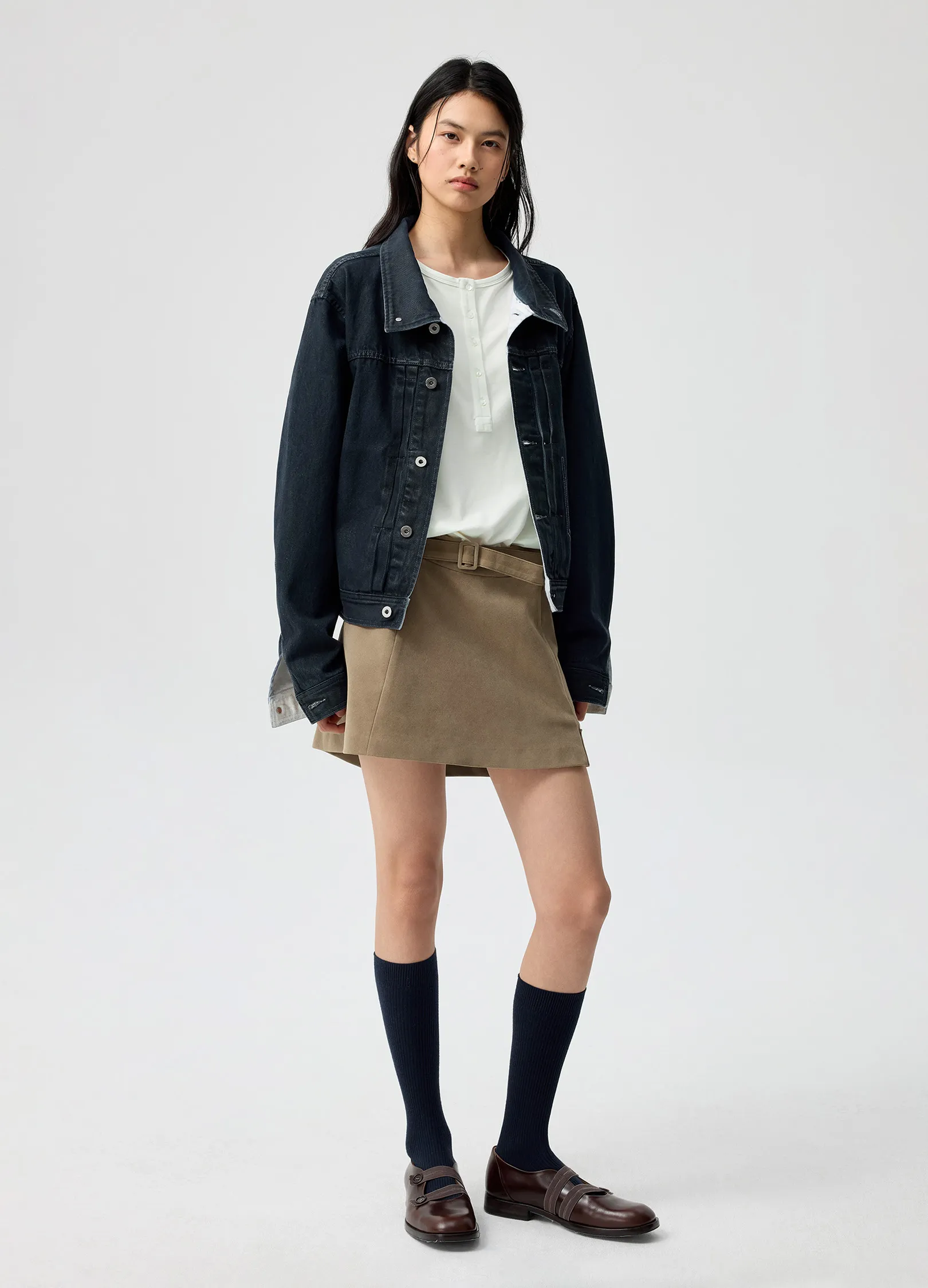 Coco Suede Miniskirt - Image 7