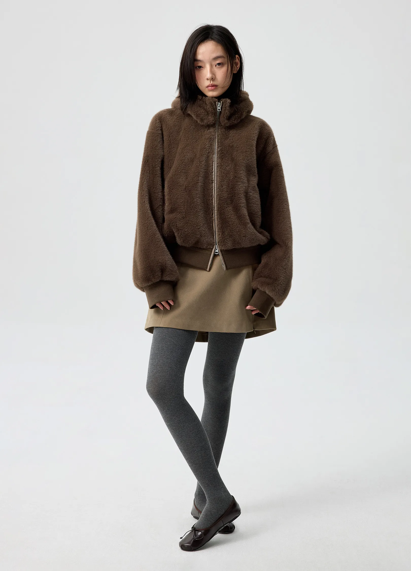 Coco Suede Miniskirt - Image 8