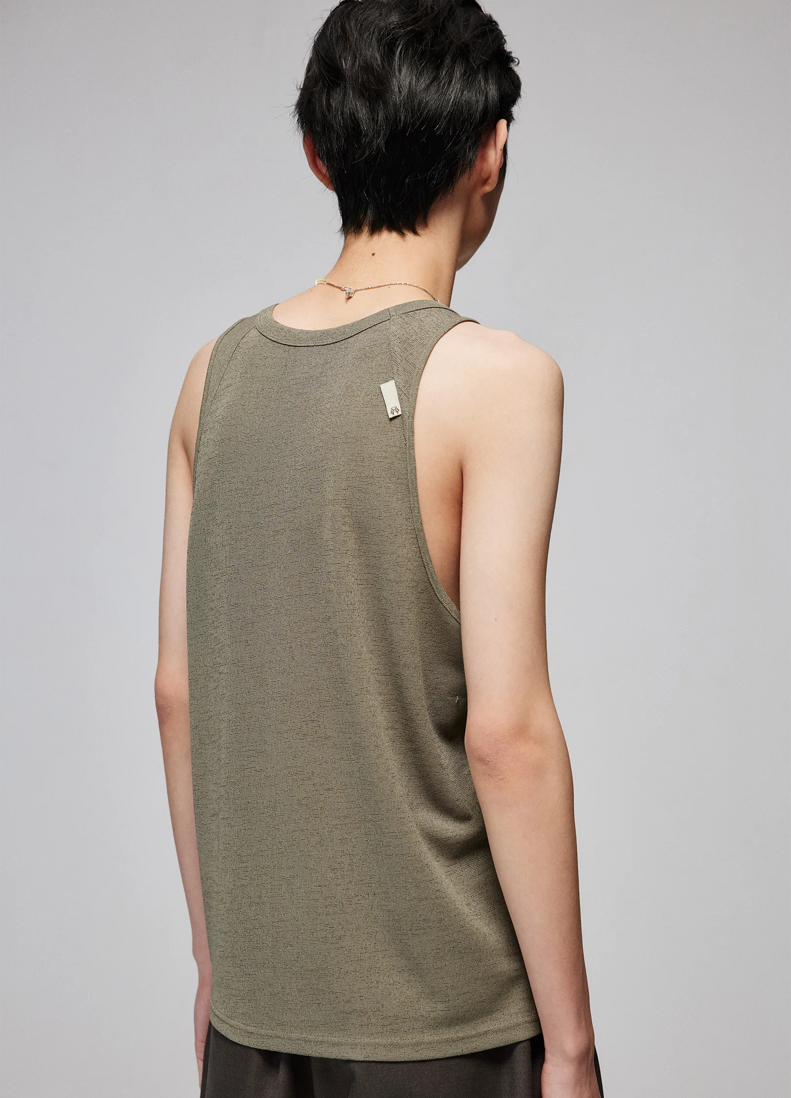 Contrast Knitted Tank - Image 11