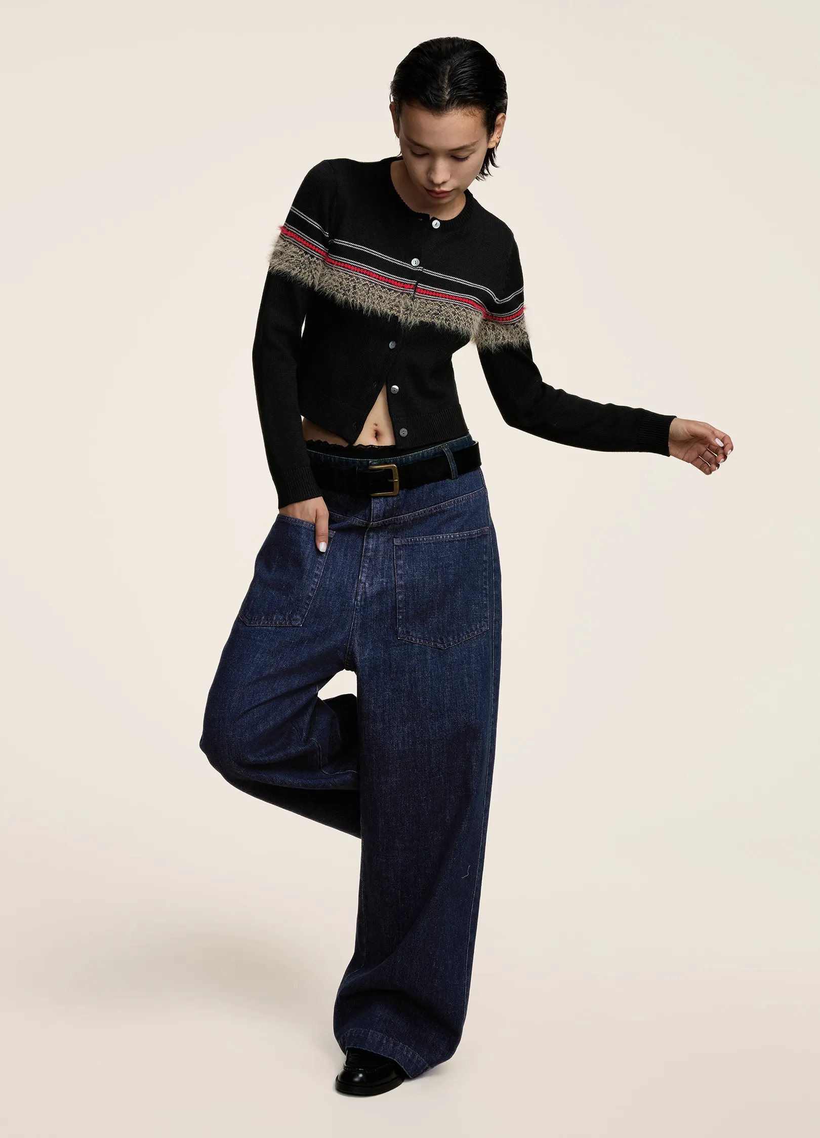 Contrast Pocket Denims - Image 11
