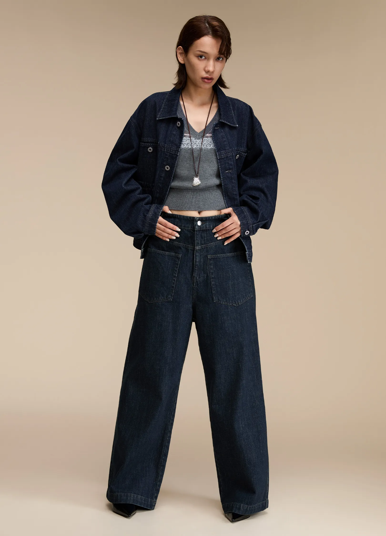 Contrast Pocket Denims - Image 14