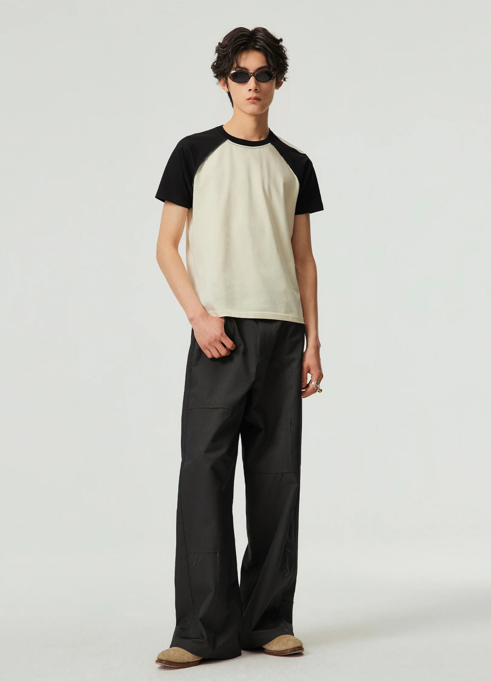 Contrast Sleeve Tee - Image 4