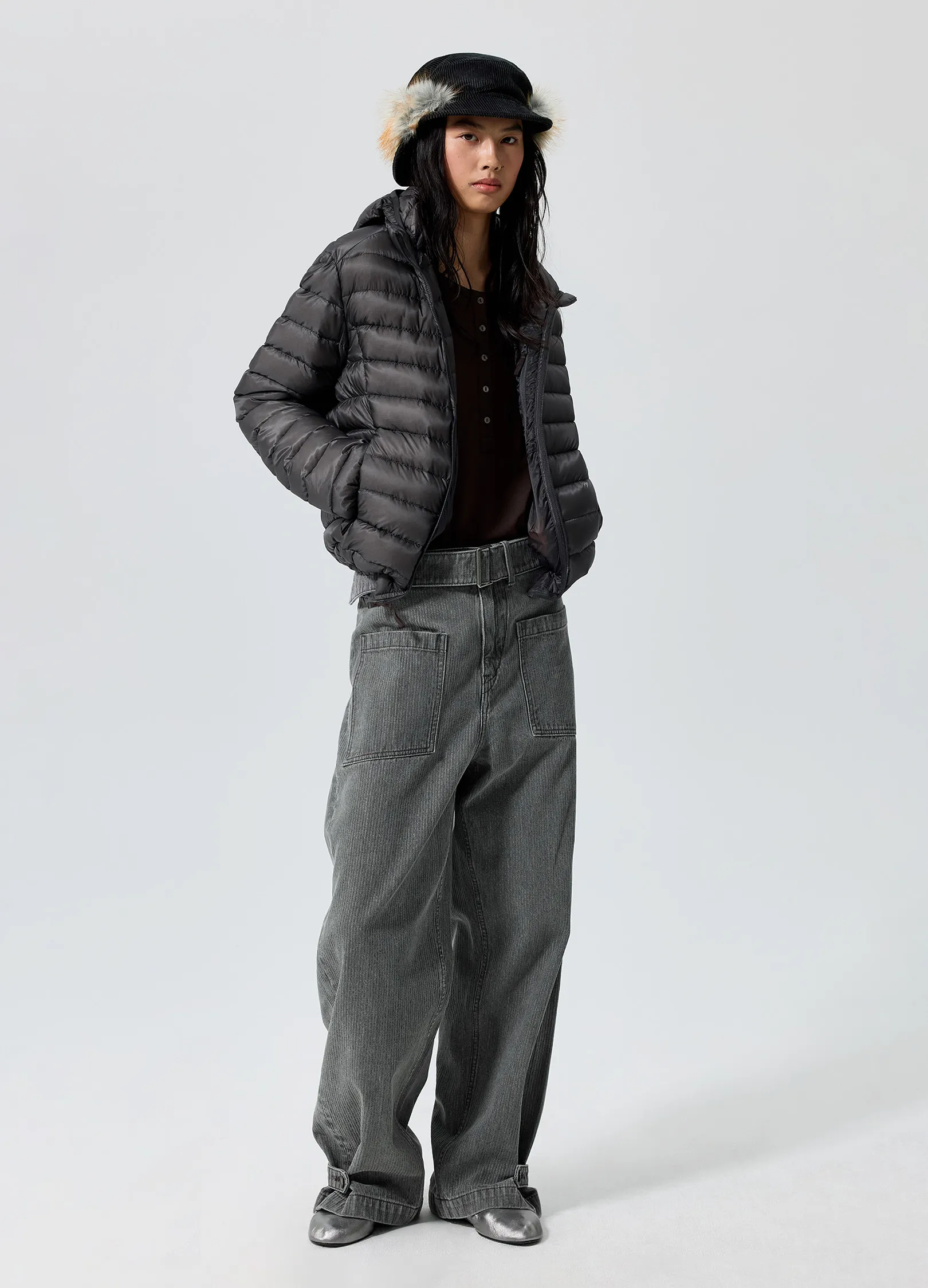 Corduroy Fur Hat - Image 11