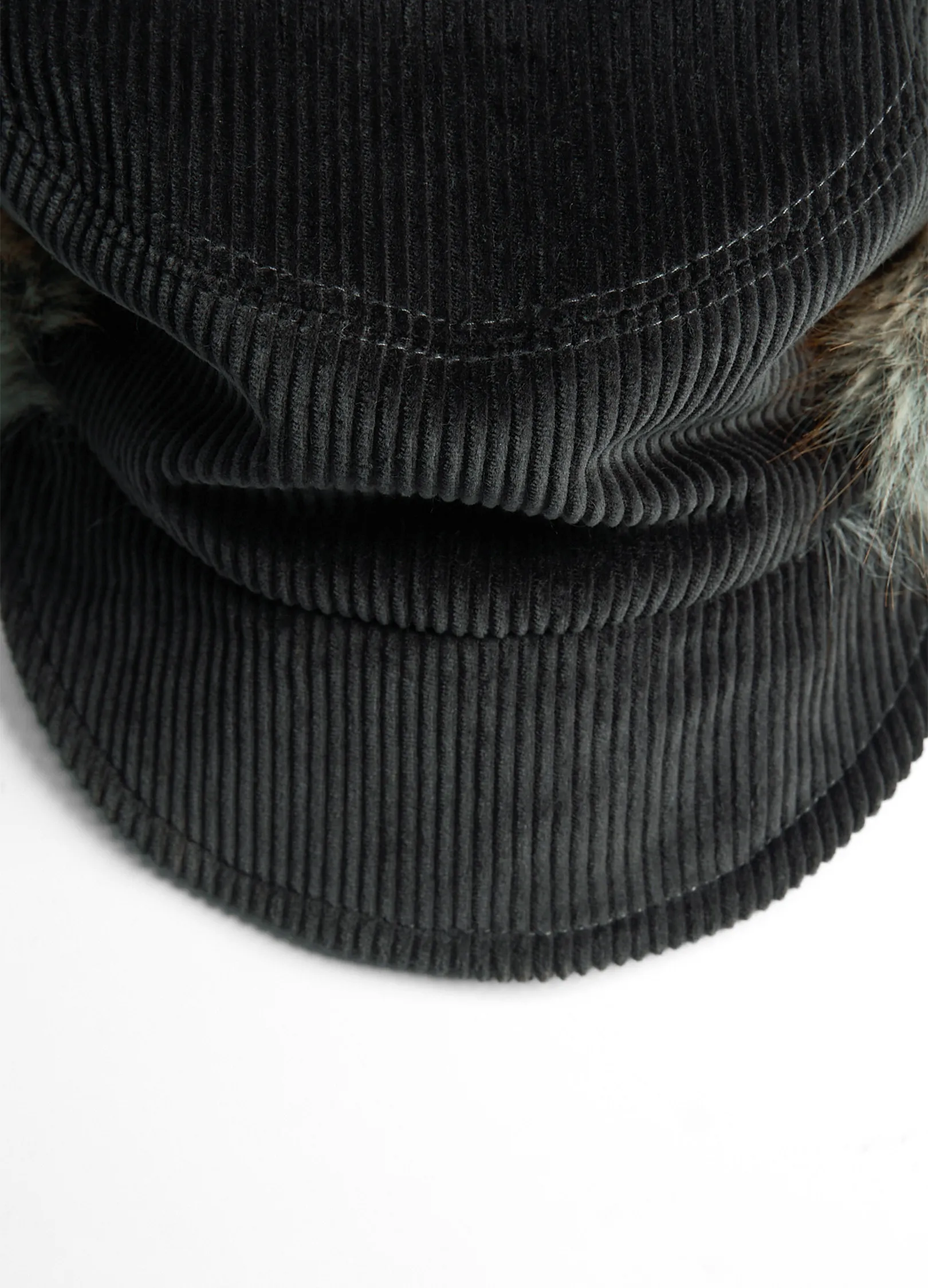 Corduroy Fur Hat - Image 13