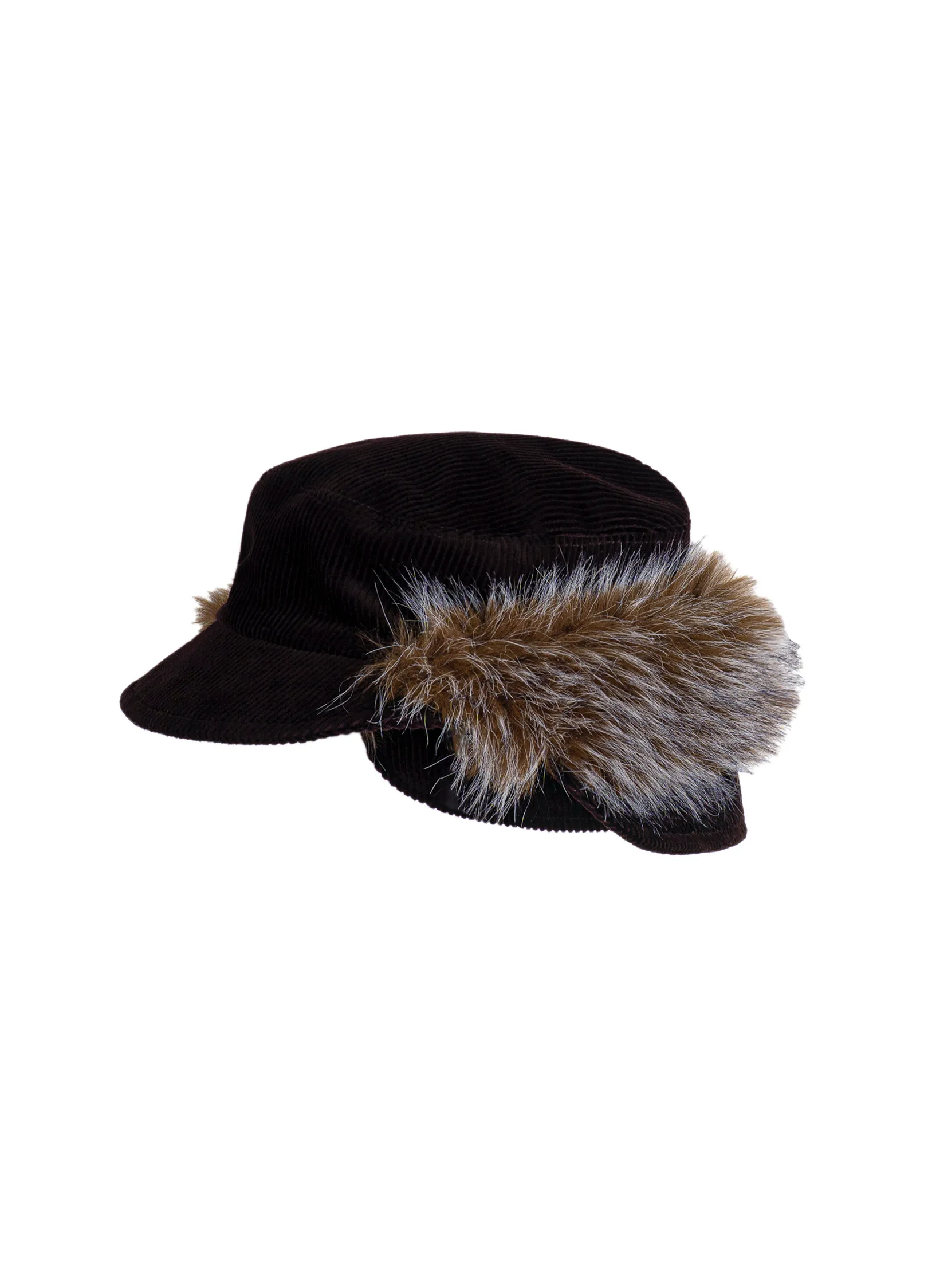 Corduroy Fur Hat - Image 17