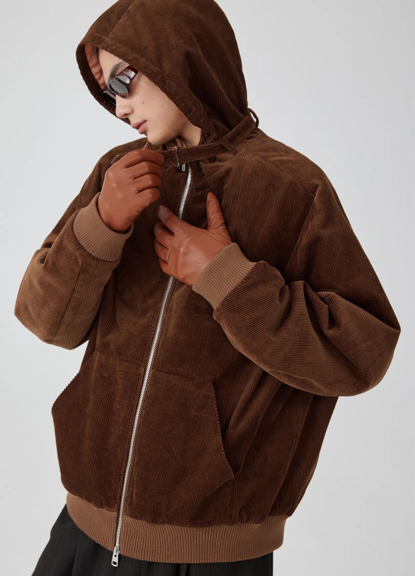 Corduroy Padded Jacket - Image 2
