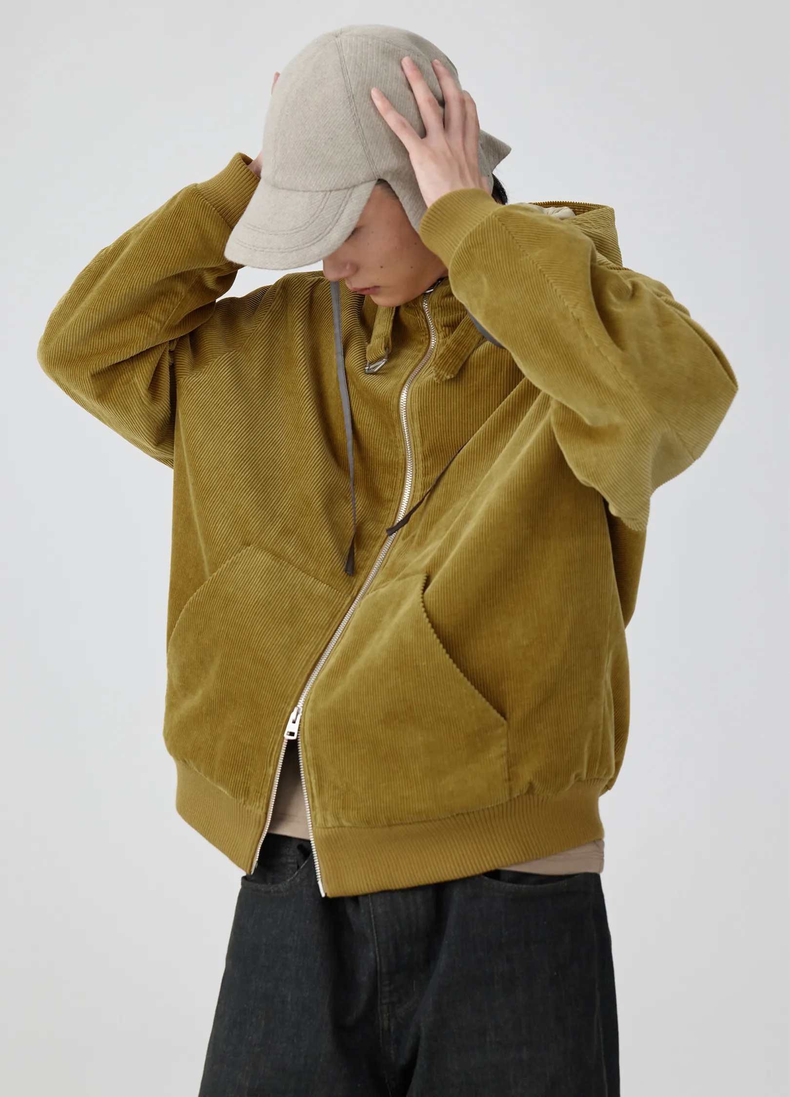 Corduroy Padded Jacket - Image 5