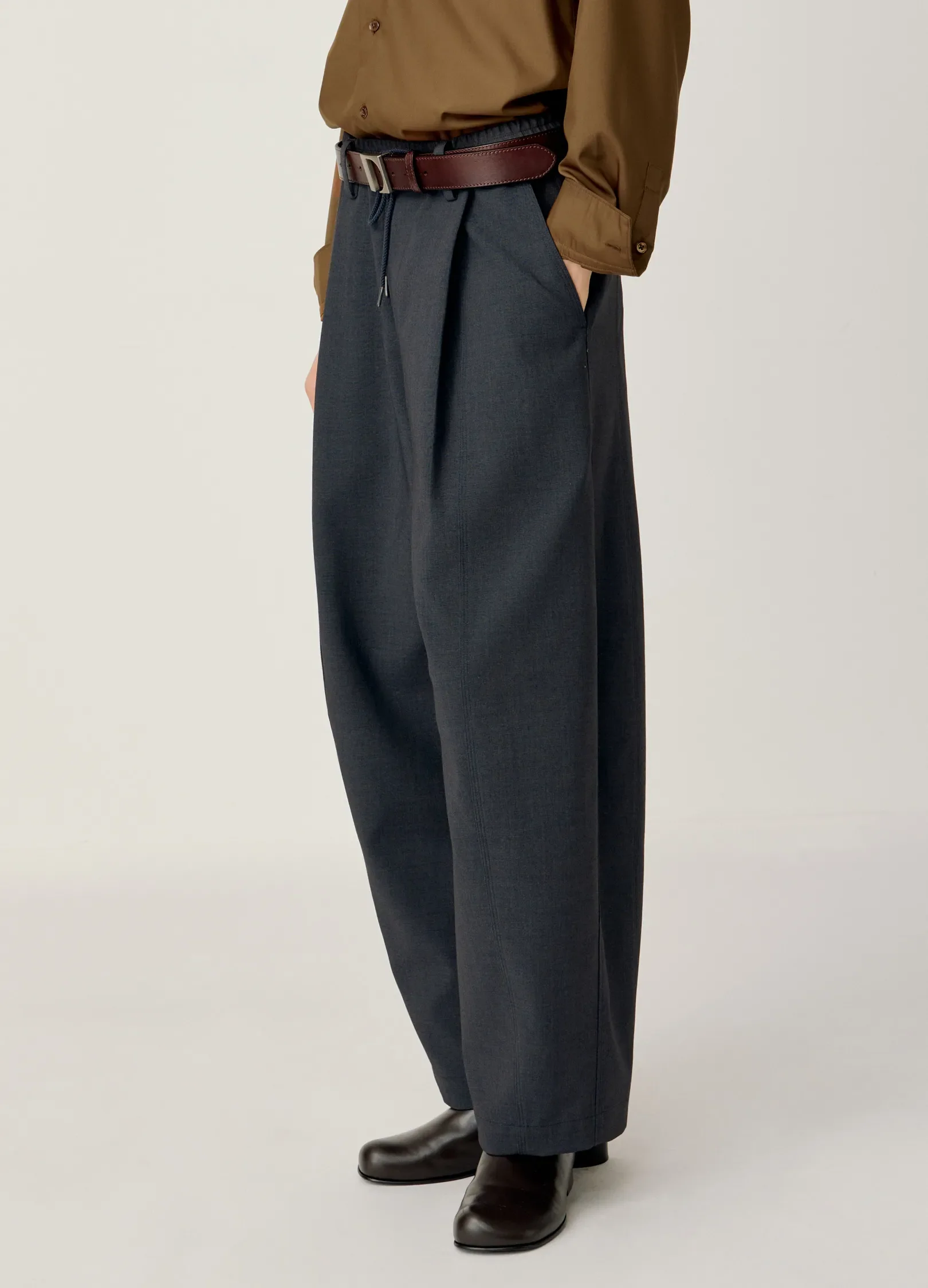 Cropped Suit Trousers - Image 3
