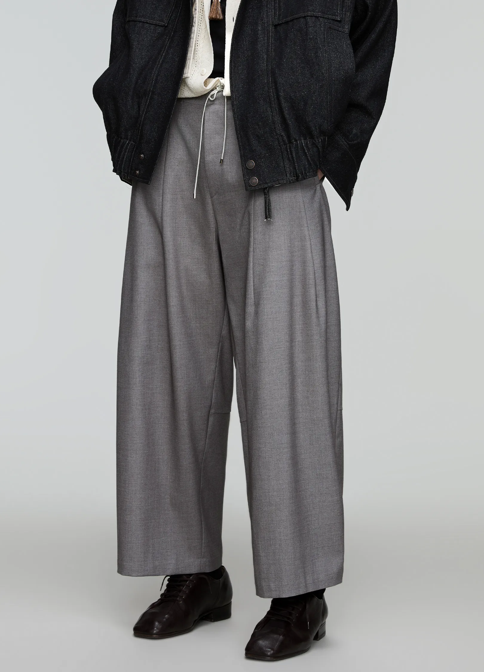 Cropped Suit Trousers - Image 5