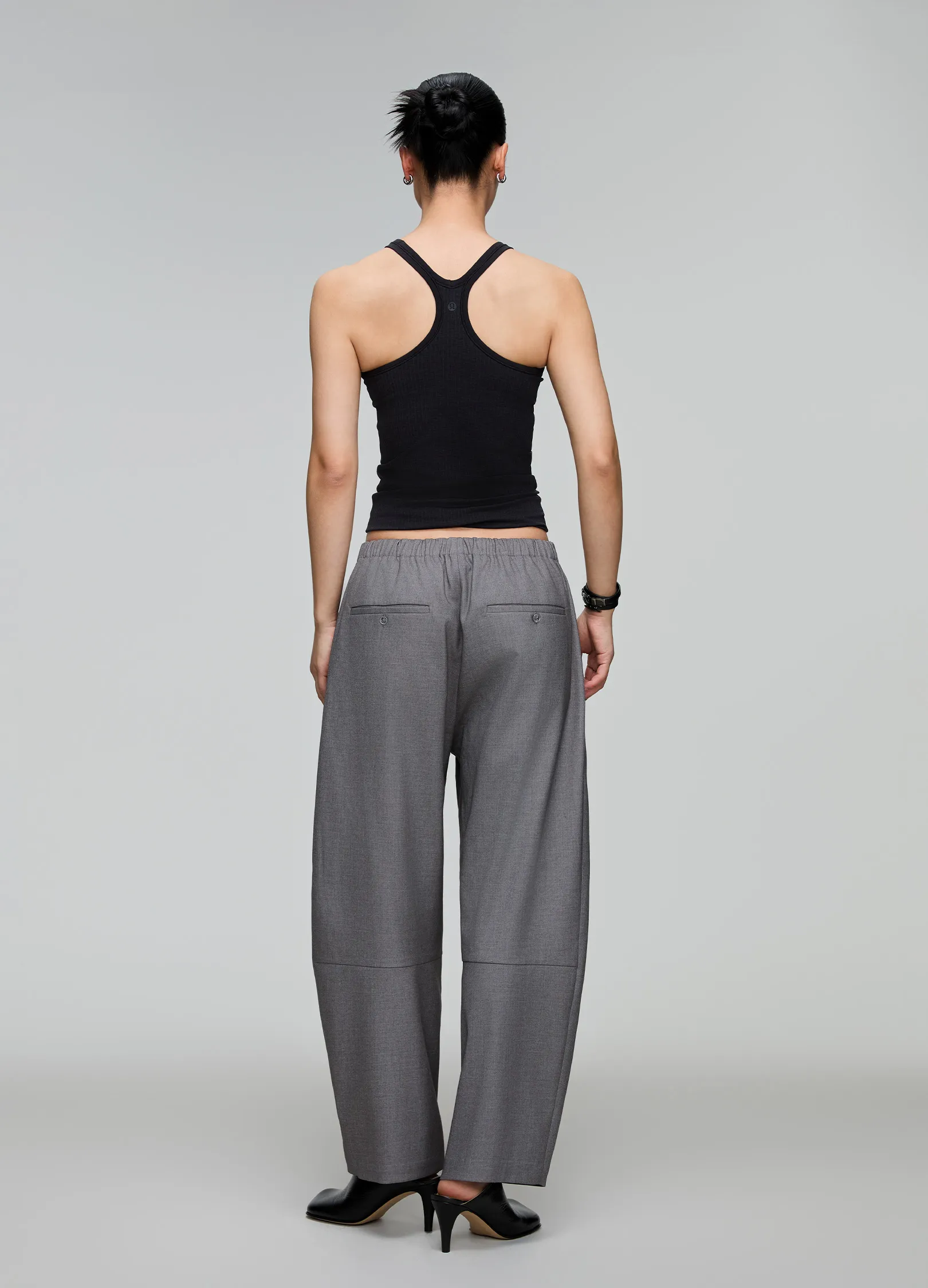 Cropped Suit Trousers - Image 9
