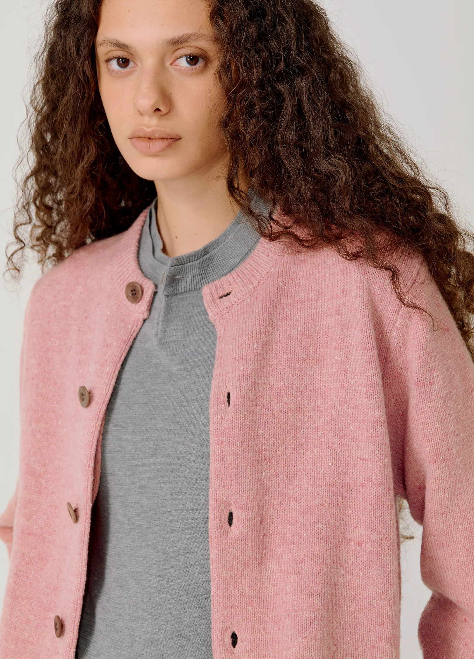 Cropped Wool Cardigan - Image 5