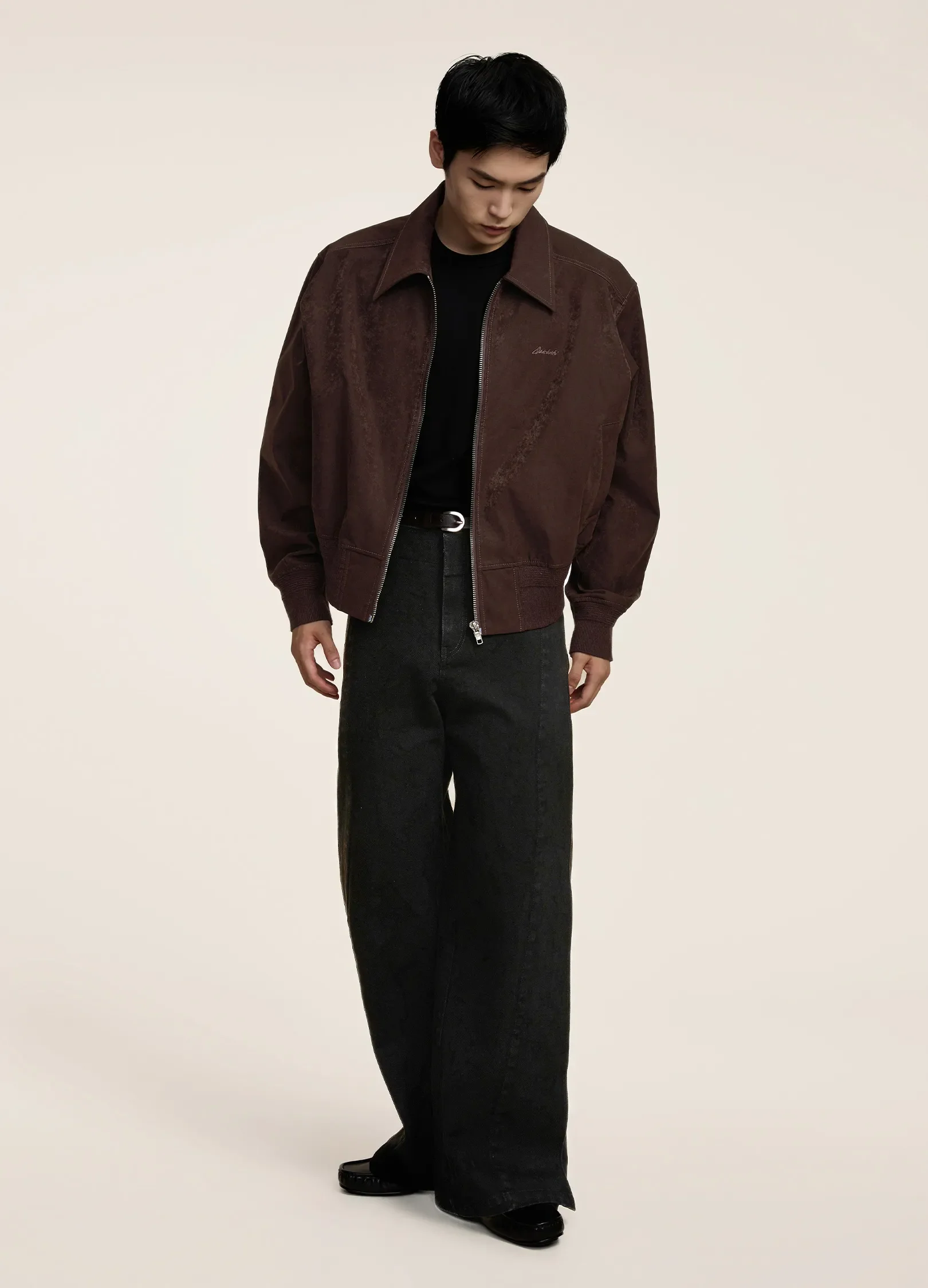 Cropped Work Jacket - Image 11
