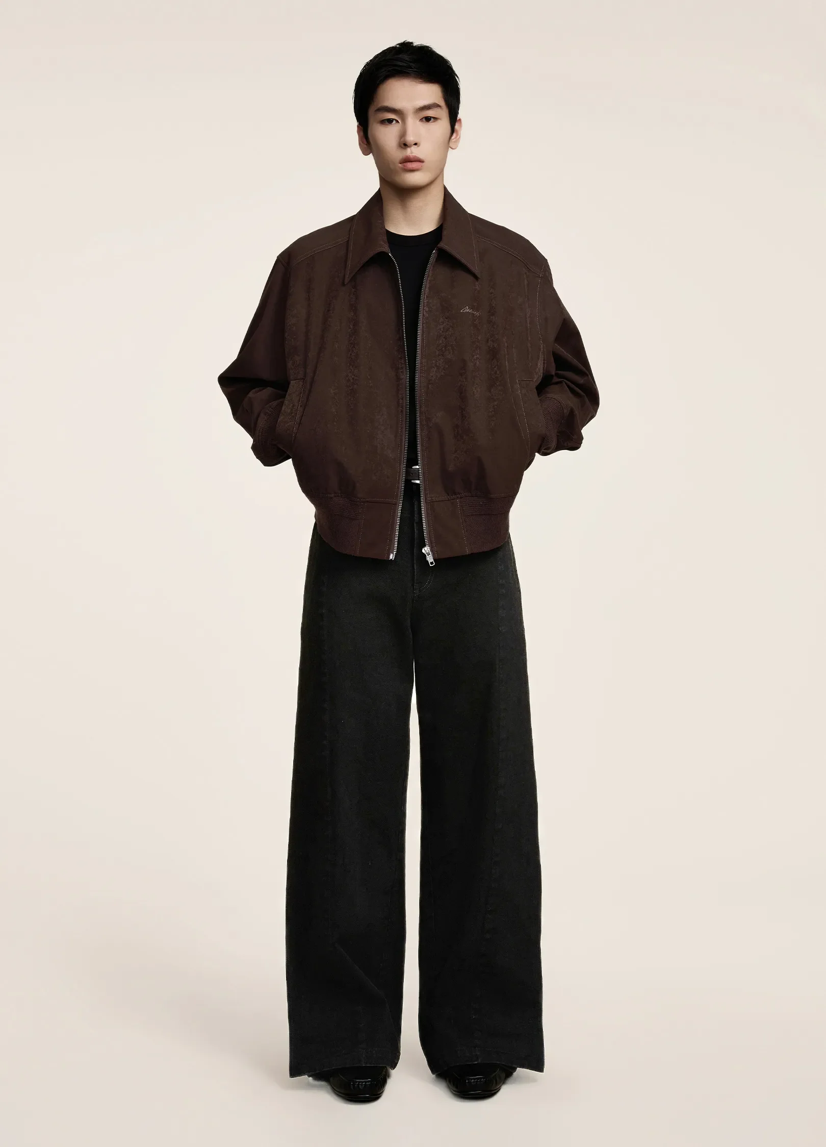 Cropped Work Jacket - Image 2