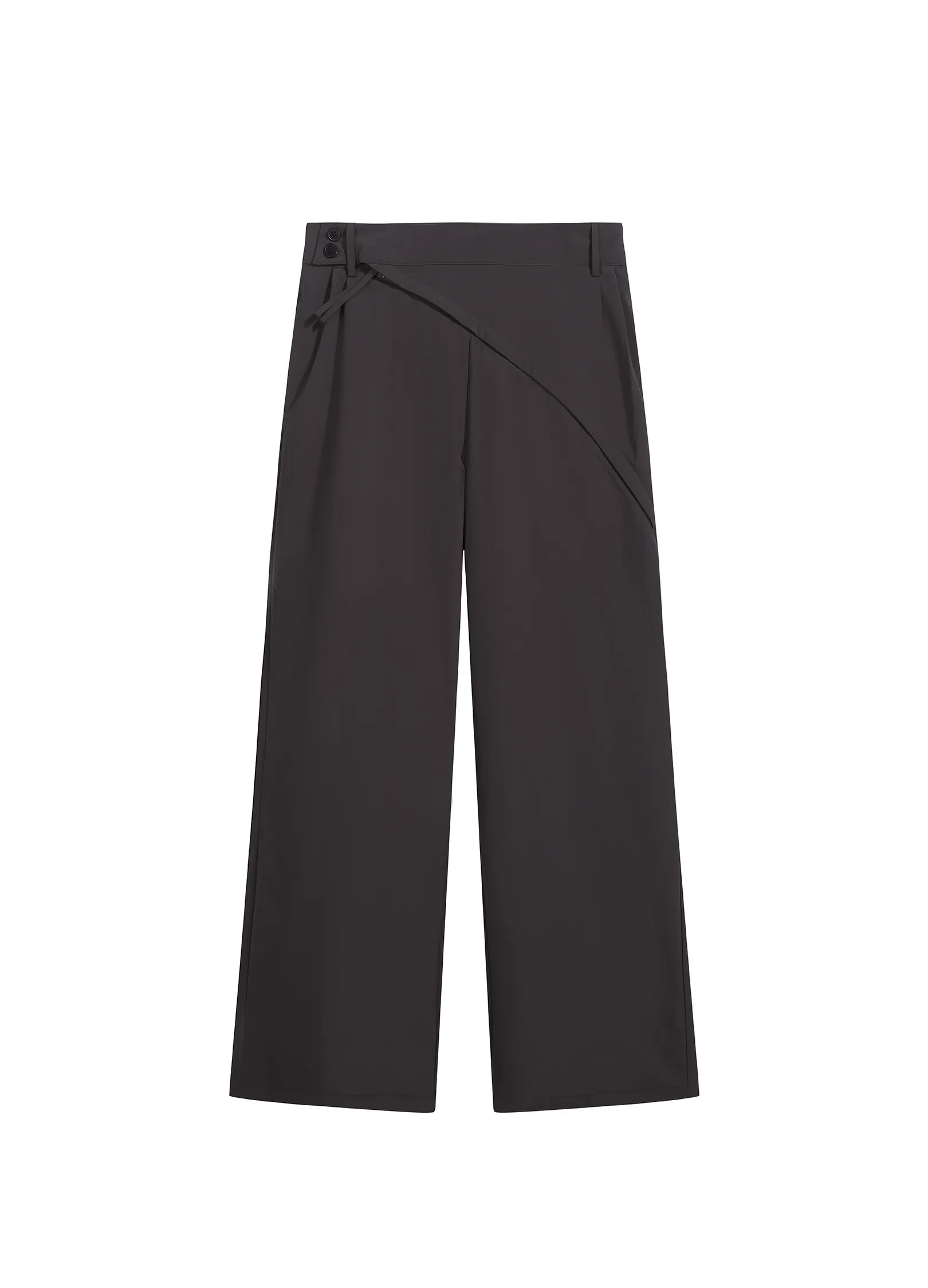 Cross Zip Wide Trousers - Image 8