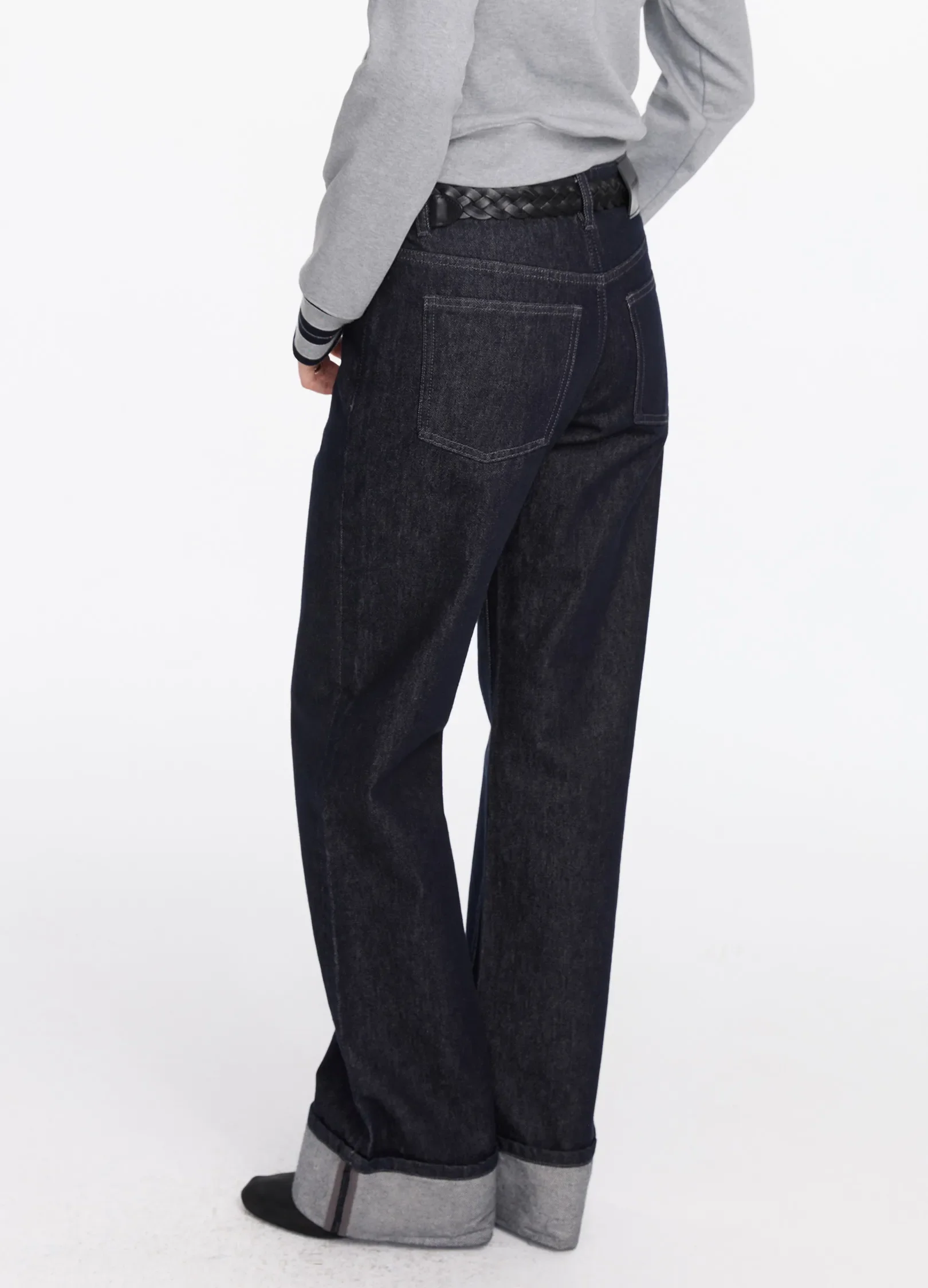Cuffed Raw Denims - Image 4