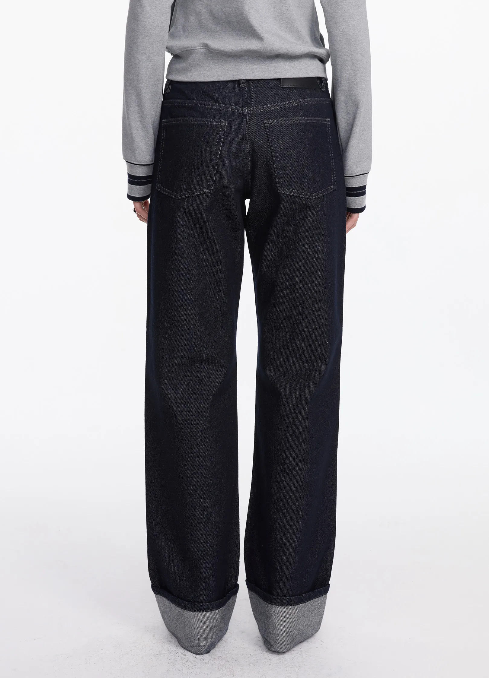 Cuffed Raw Denims - Image 9