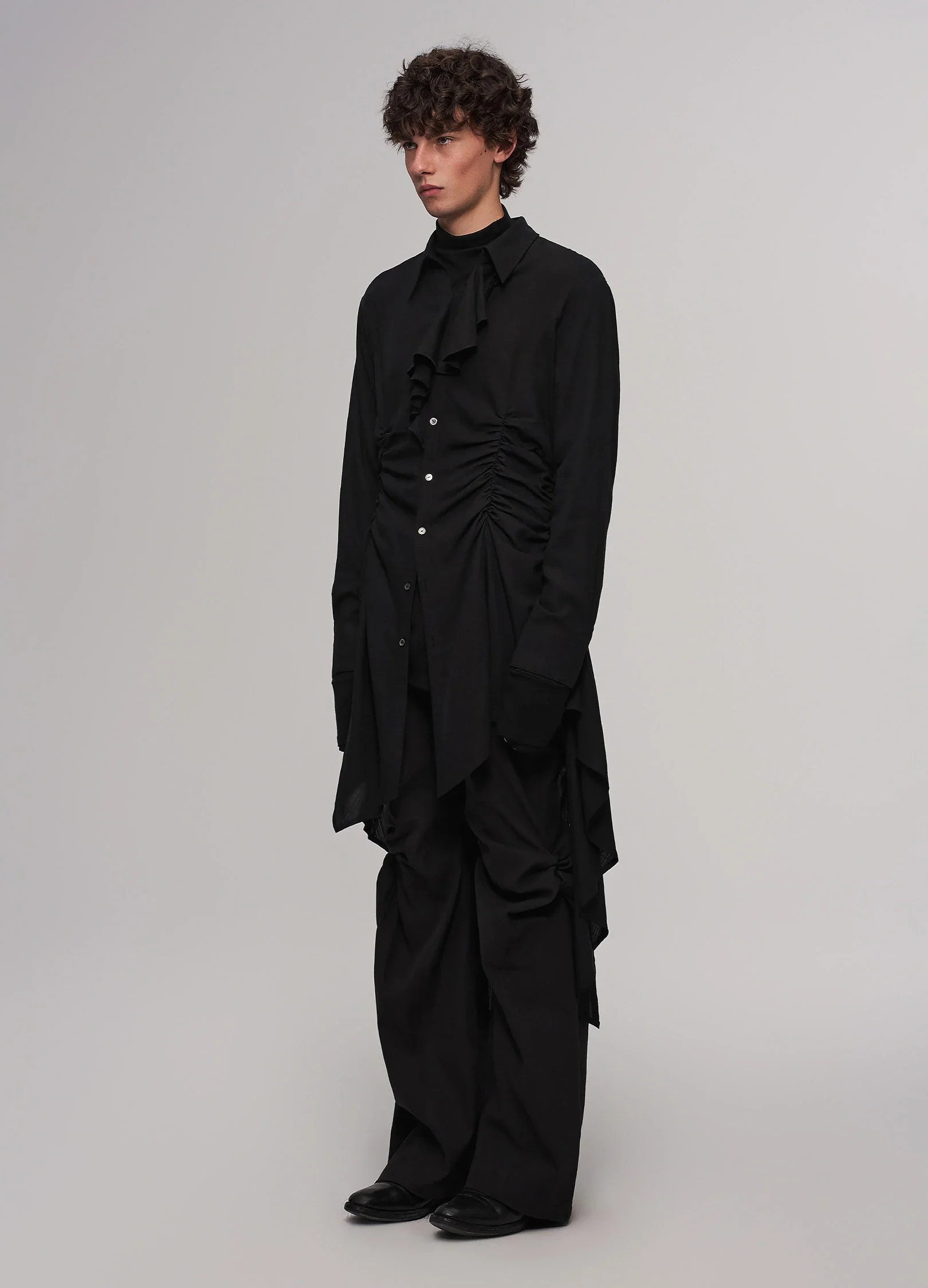 Dark Extended Shirt Men - Image 2