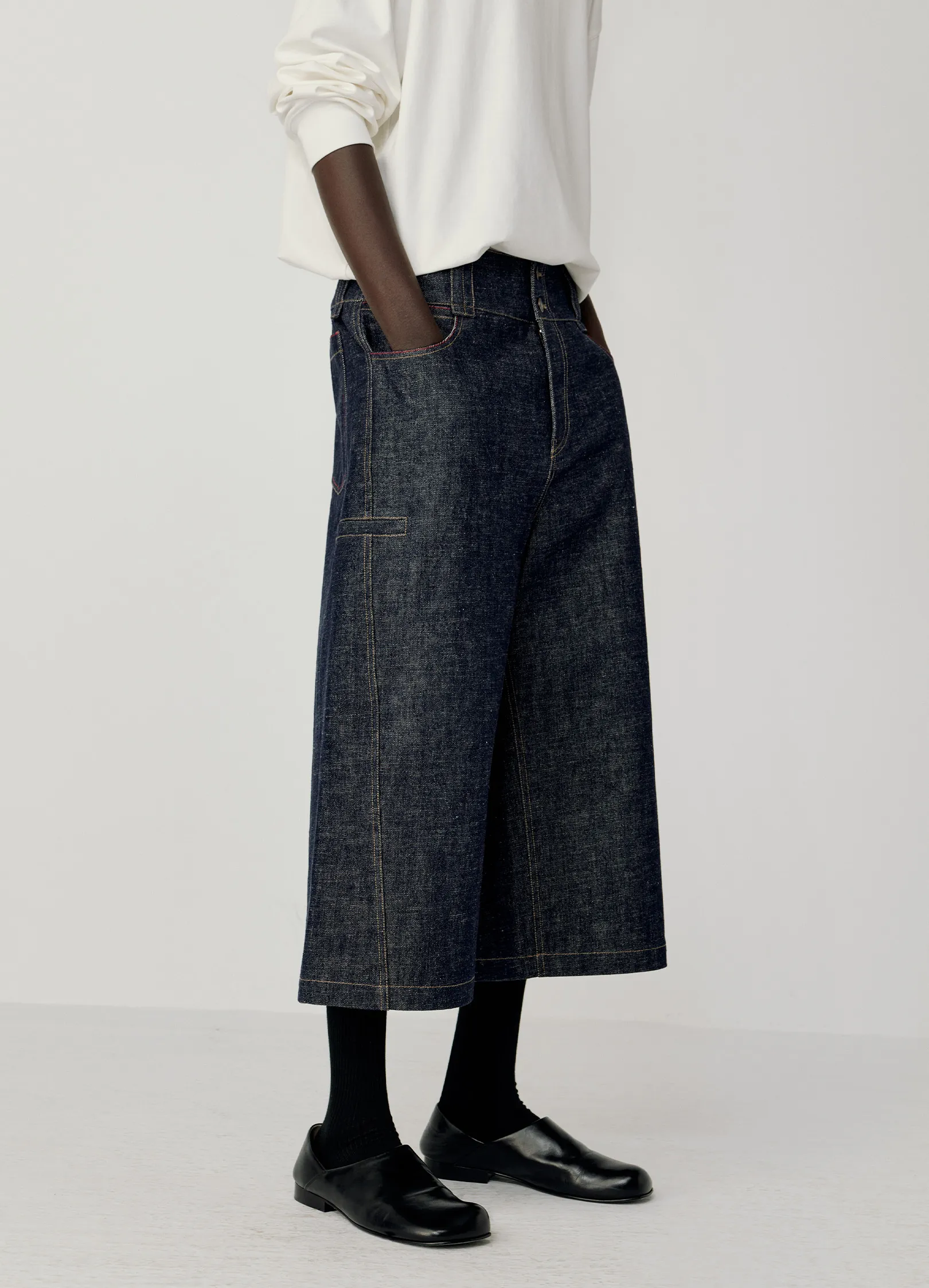 Denim Capris
