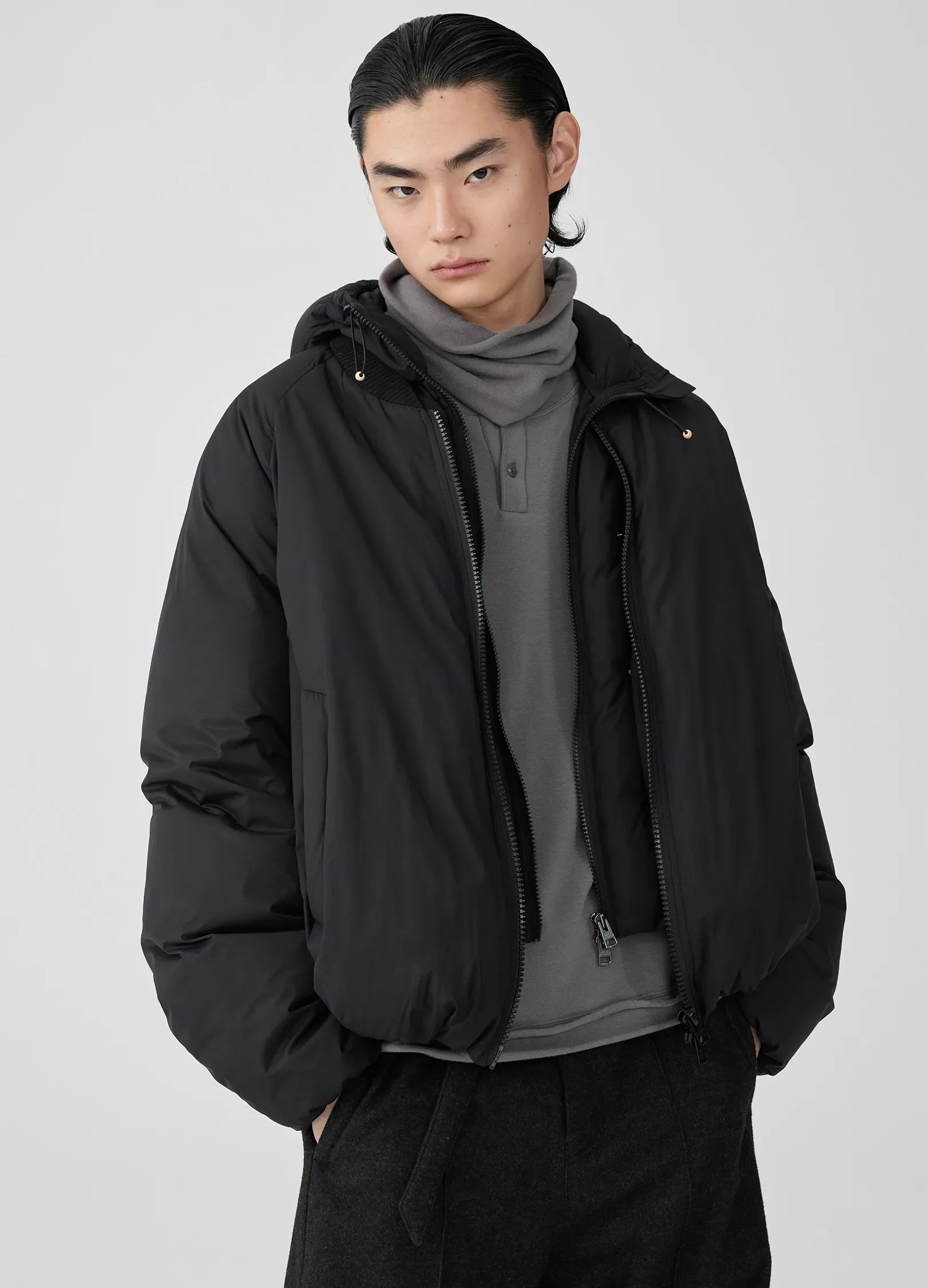 Detachable Hood Jacket - Image 3