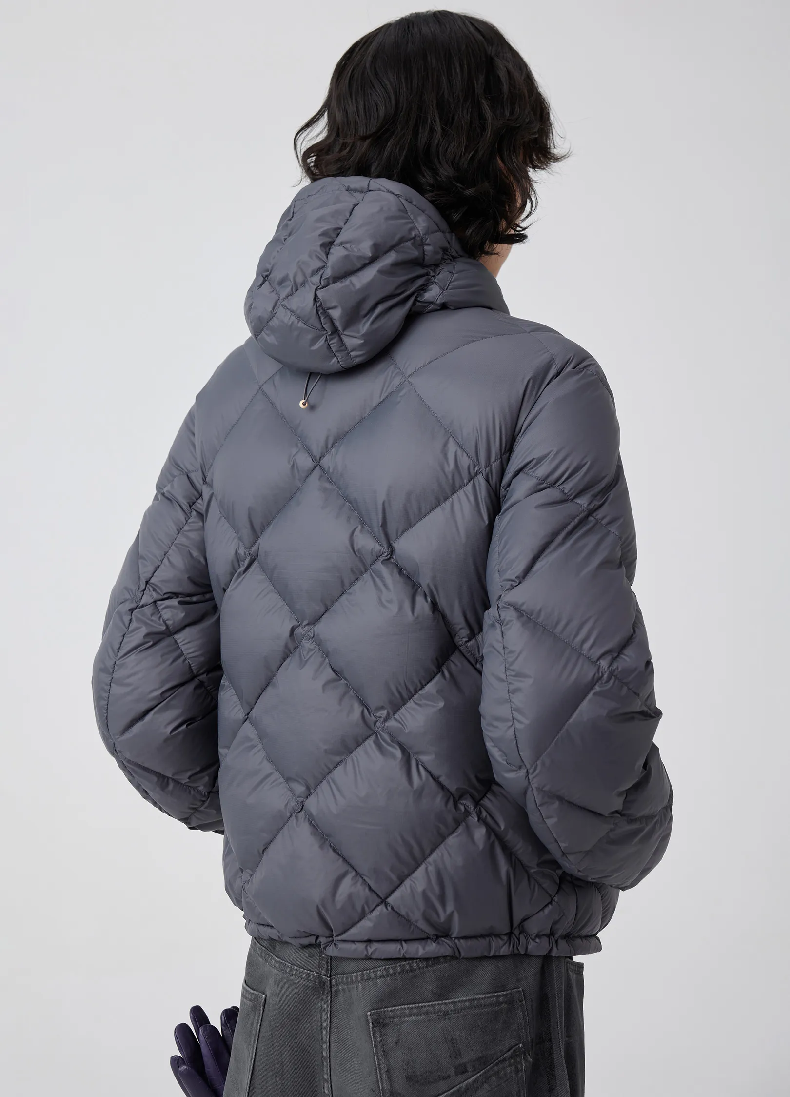 Diamond Quilted Down Jacket - Image 5